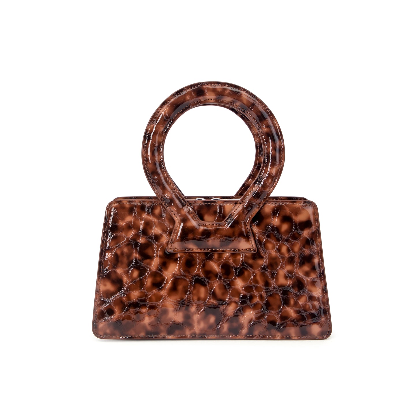 Small Ana in Tortoise Embossed Leather