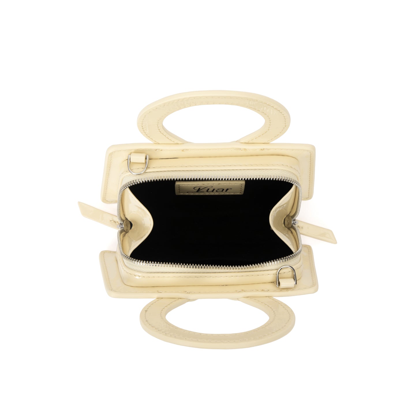 Mini Ana in Patent Cream Leather