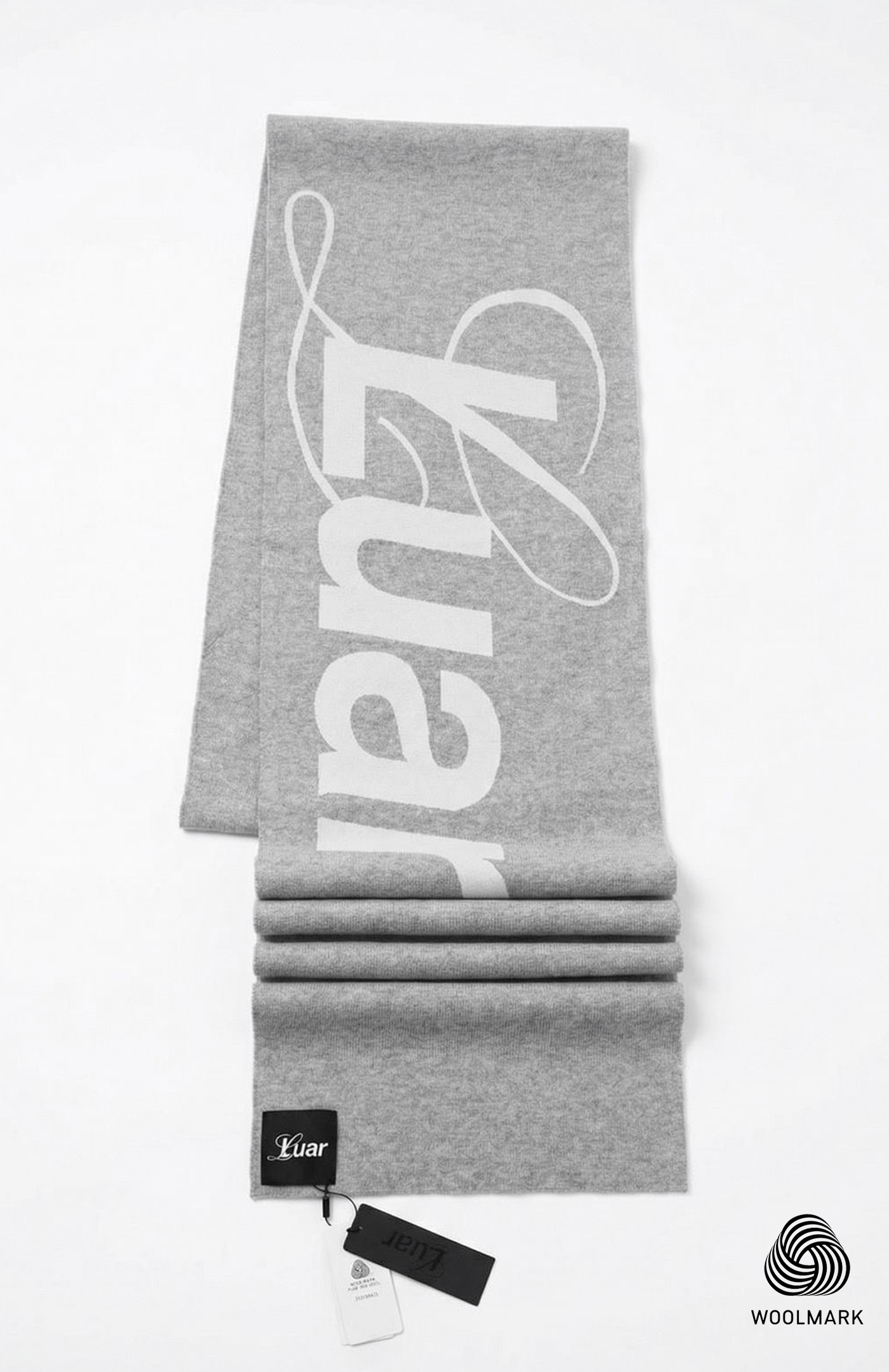 Logo Scarf in Merino Wool