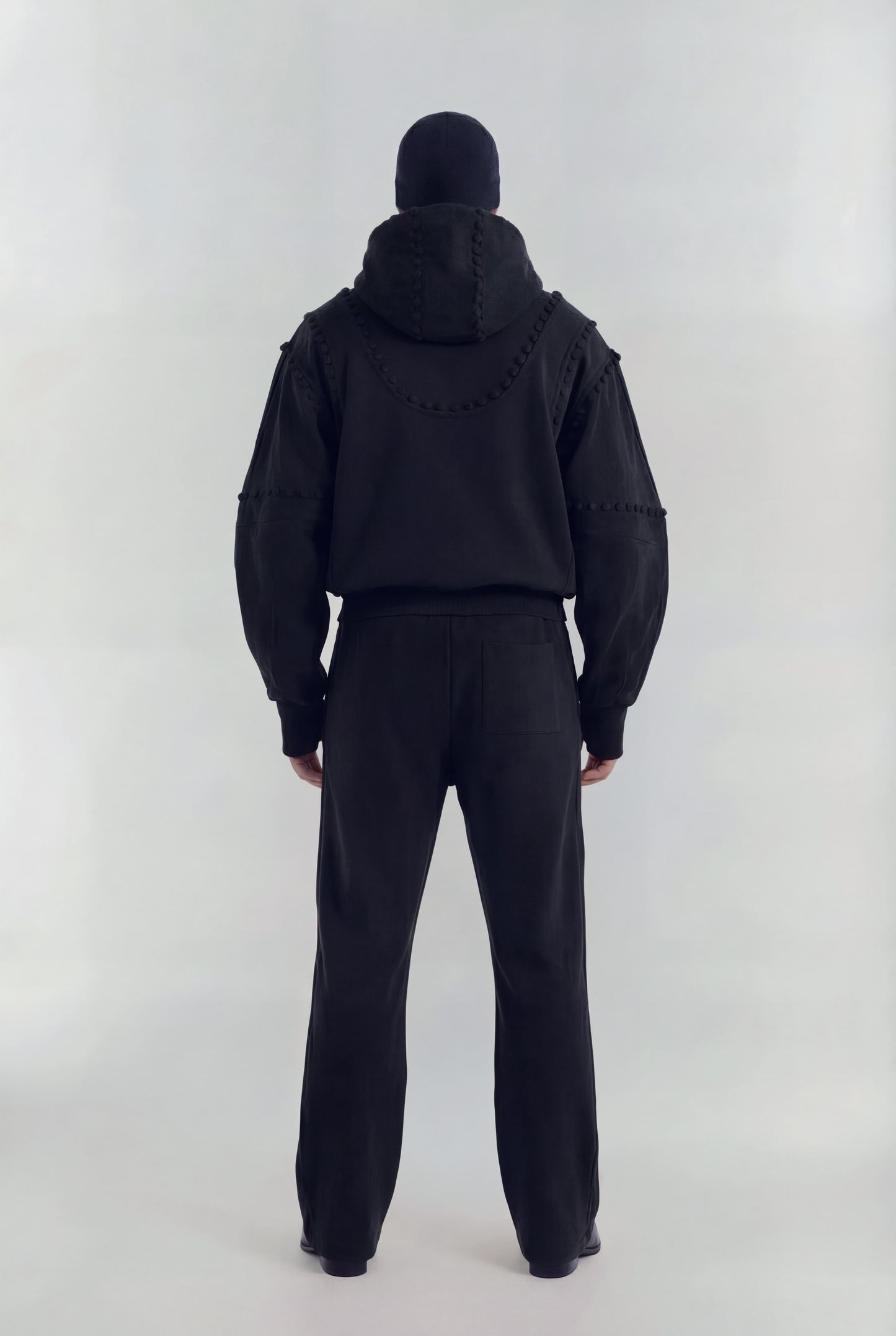 Unbutton Window Pant in Black