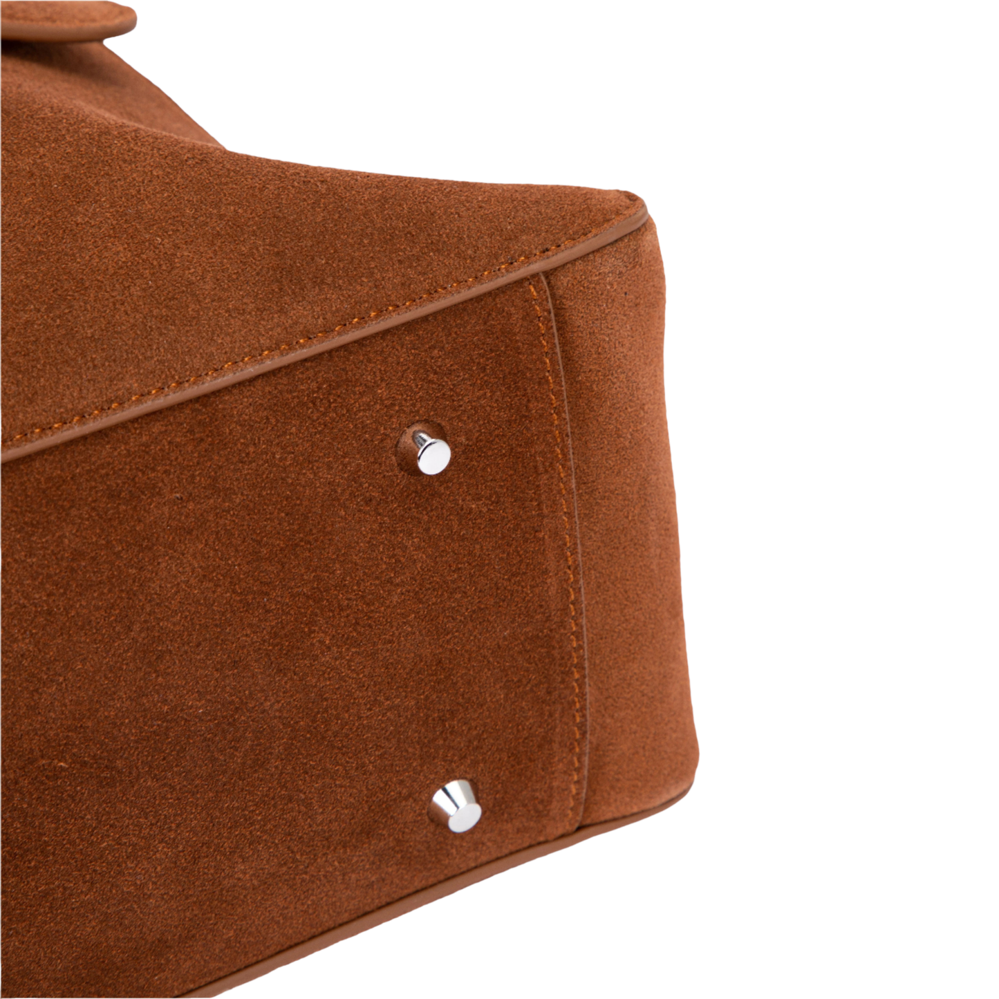 Cam Messenger in Cognac Suede