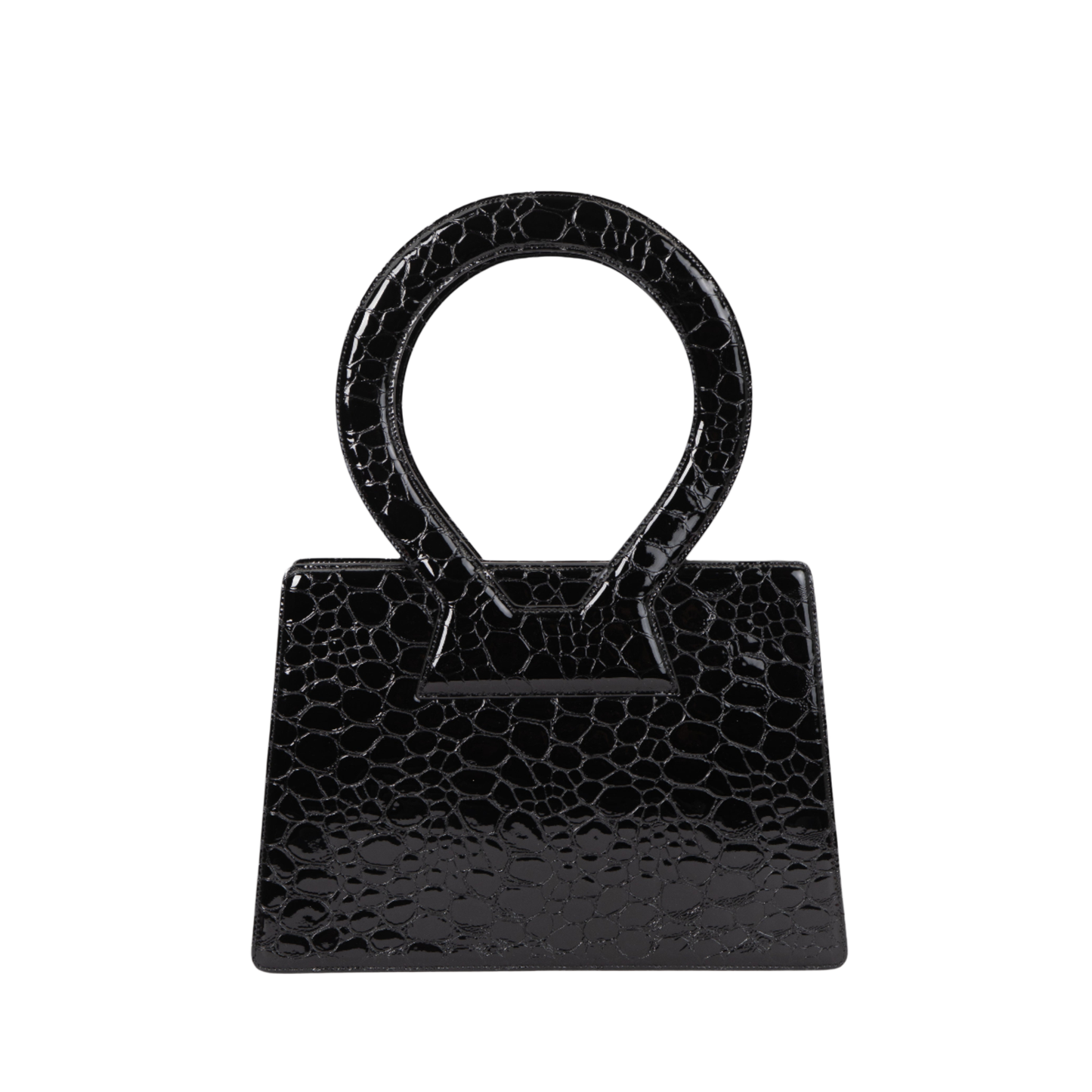 Large Ana in Black Pebble Leather