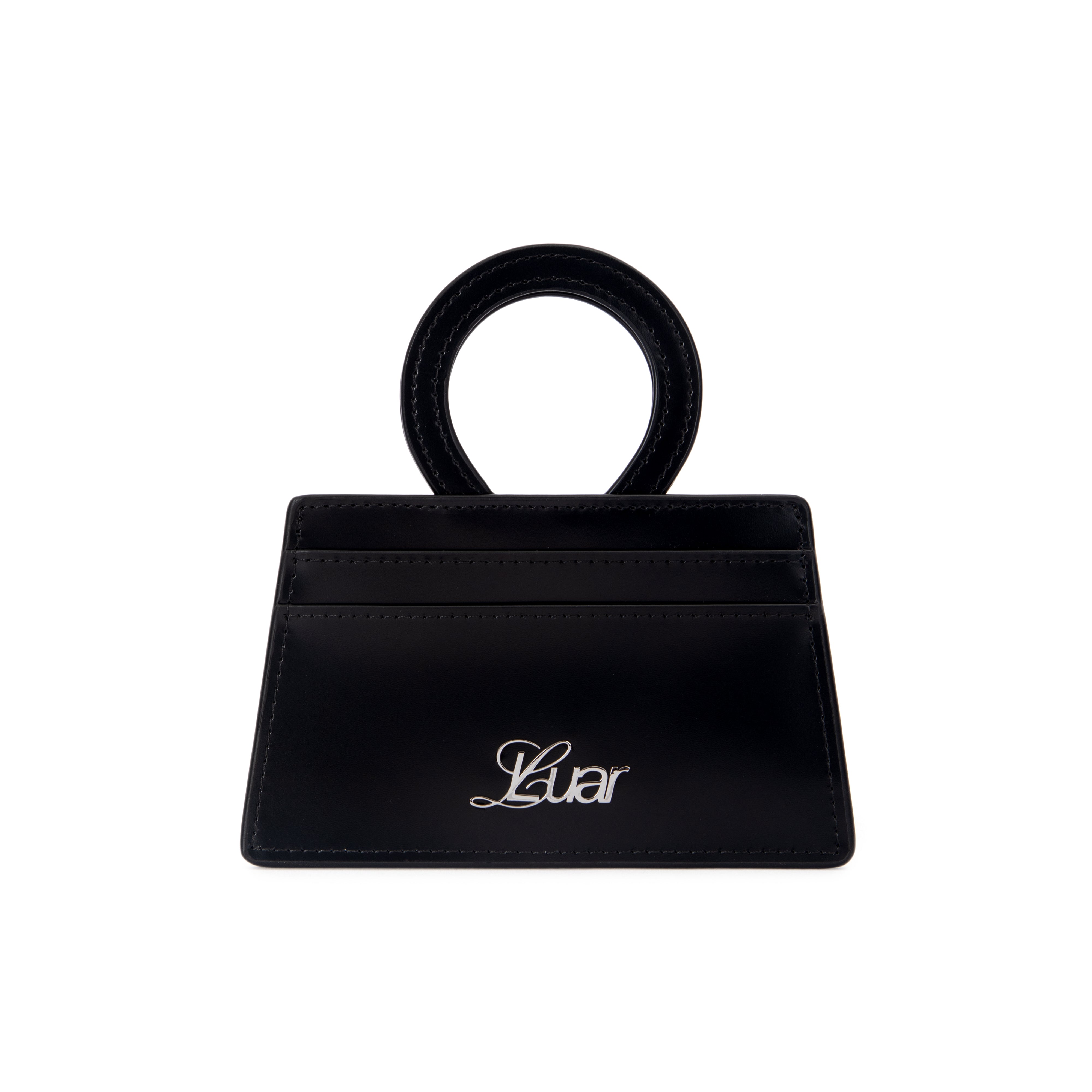 Ana Cardholder in Black Leather