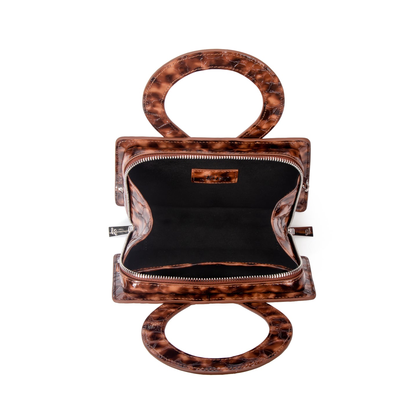 Small Ana in Tortoise Embossed Leather