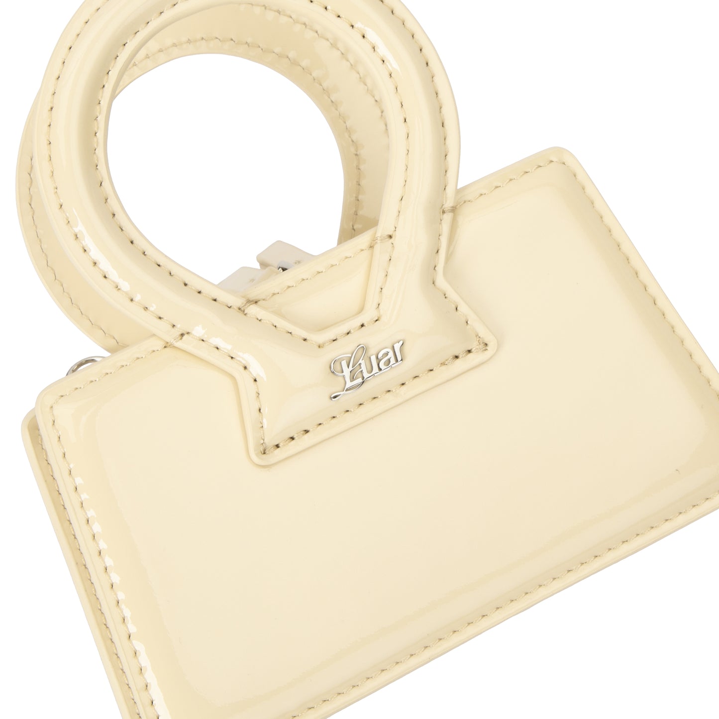 Mini Ana in Patent Cream Leather