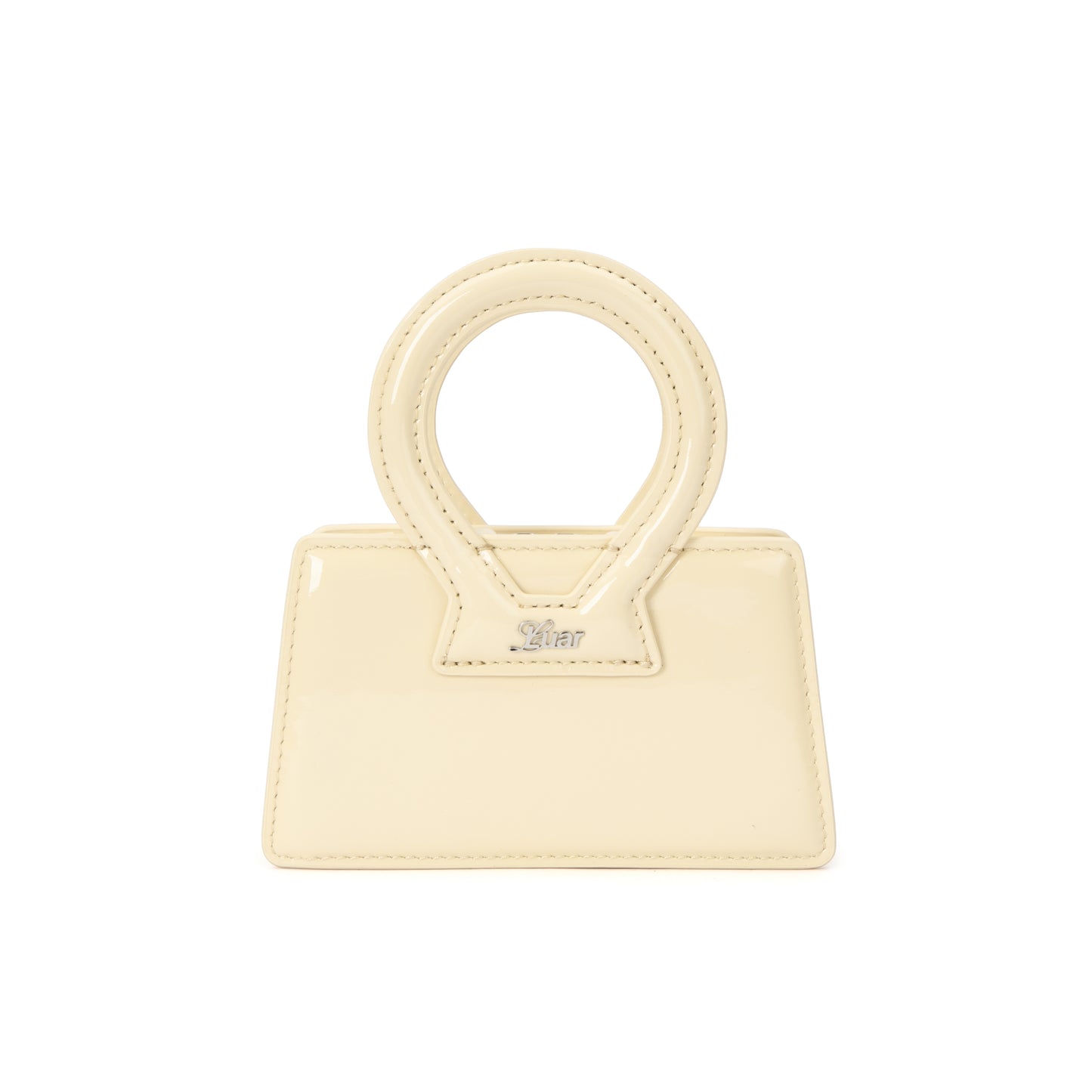 Mini Ana in Patent Cream Leather