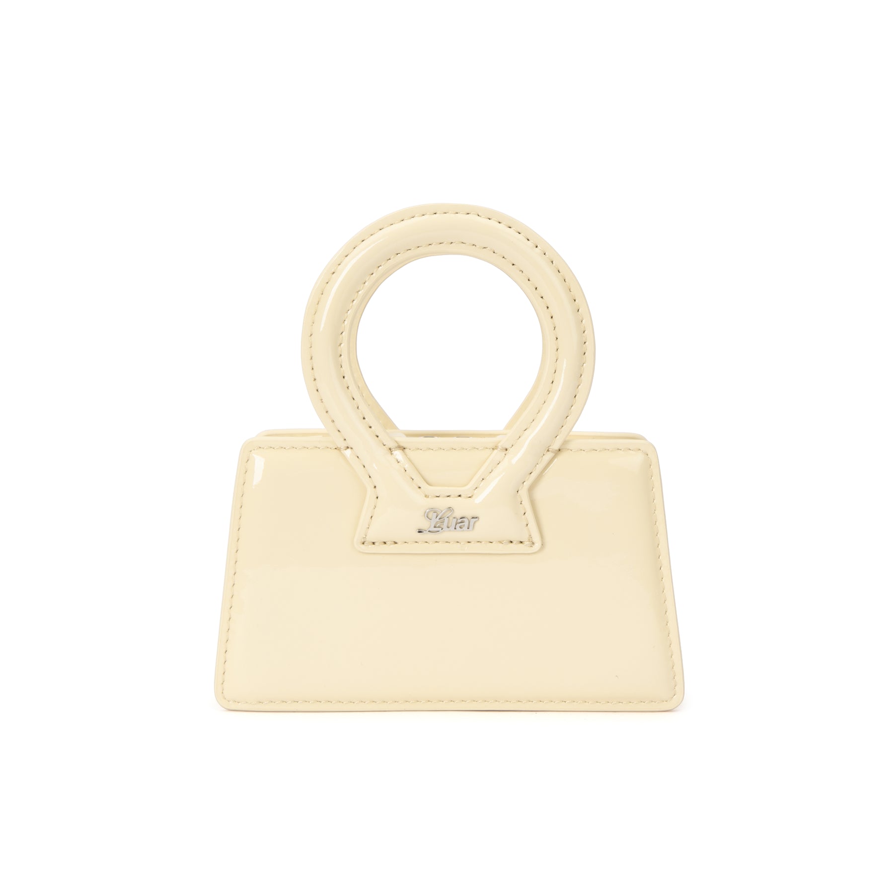 Mini Ana in Patent Cream Leather