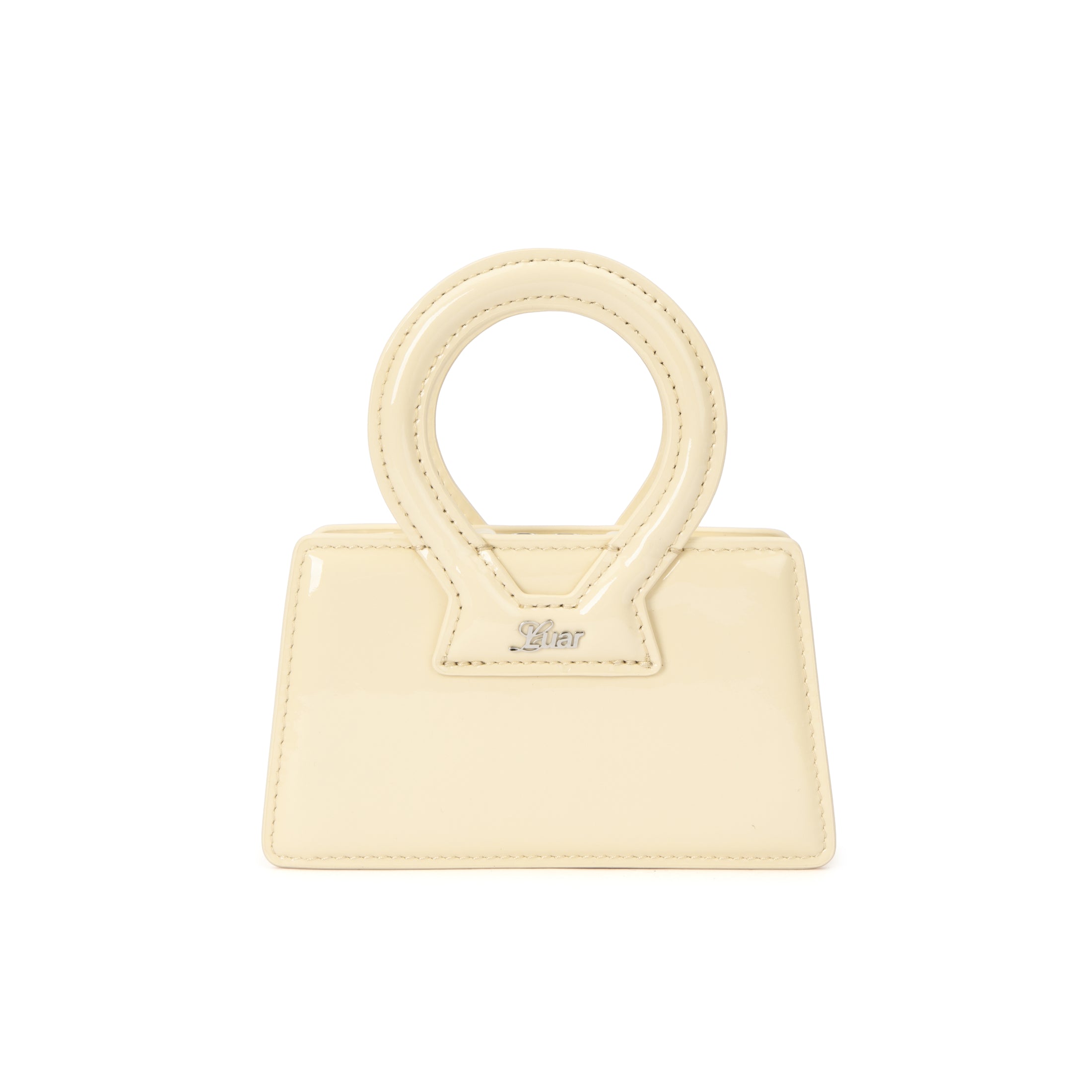 Mini Ana in Patent Cream Leather