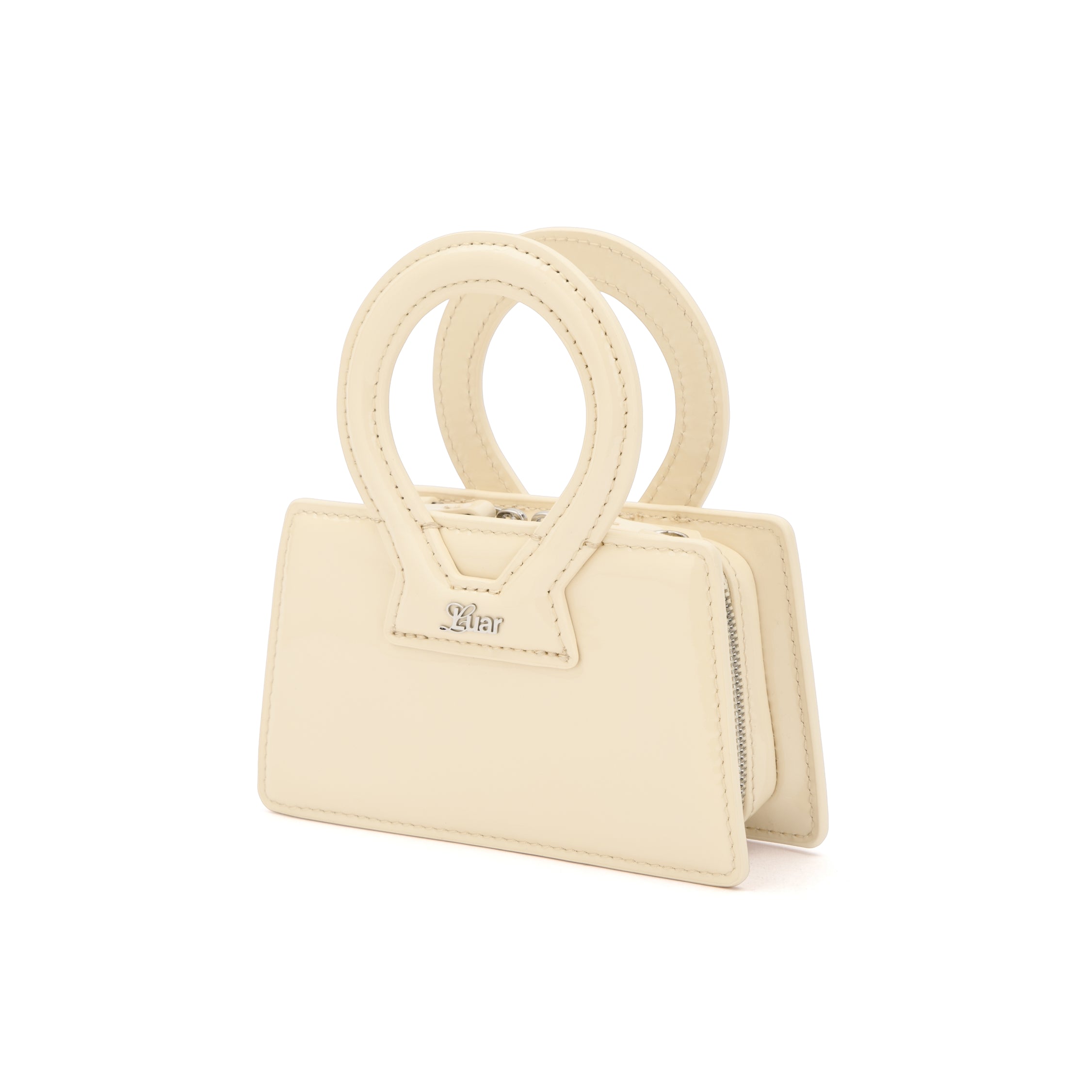 Mini Ana in Patent Cream Leather Hover