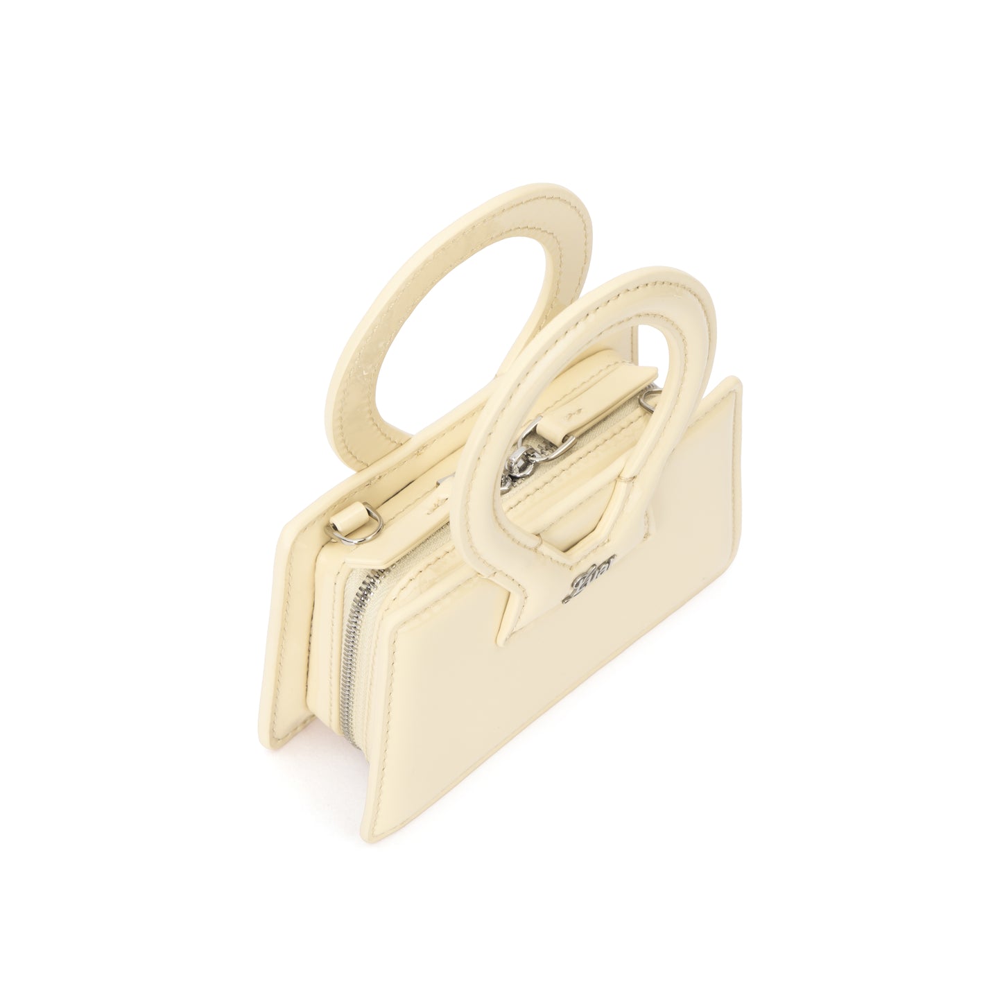 Mini Ana in Patent Cream Leather