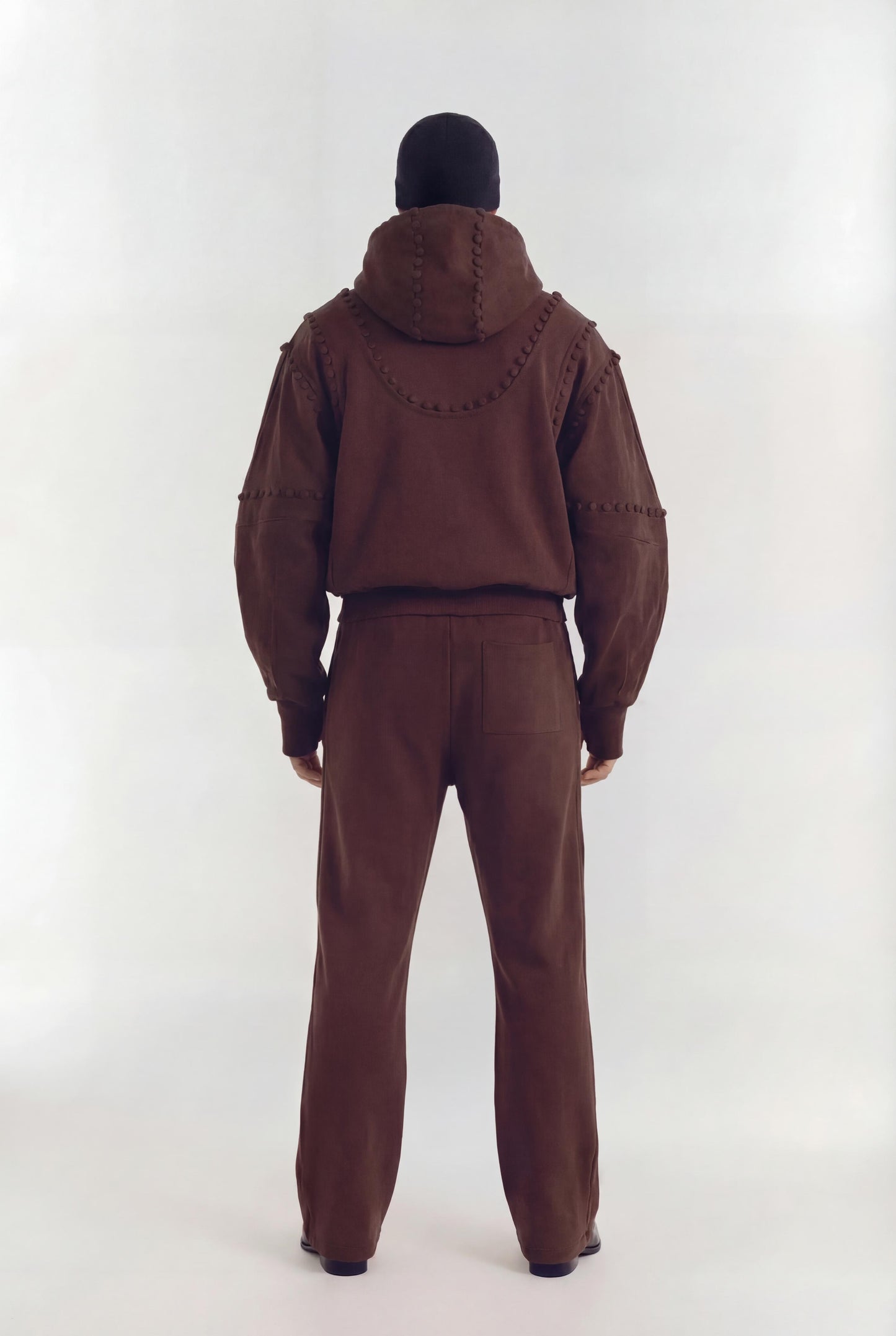 Unbutton Window Pant in Brown