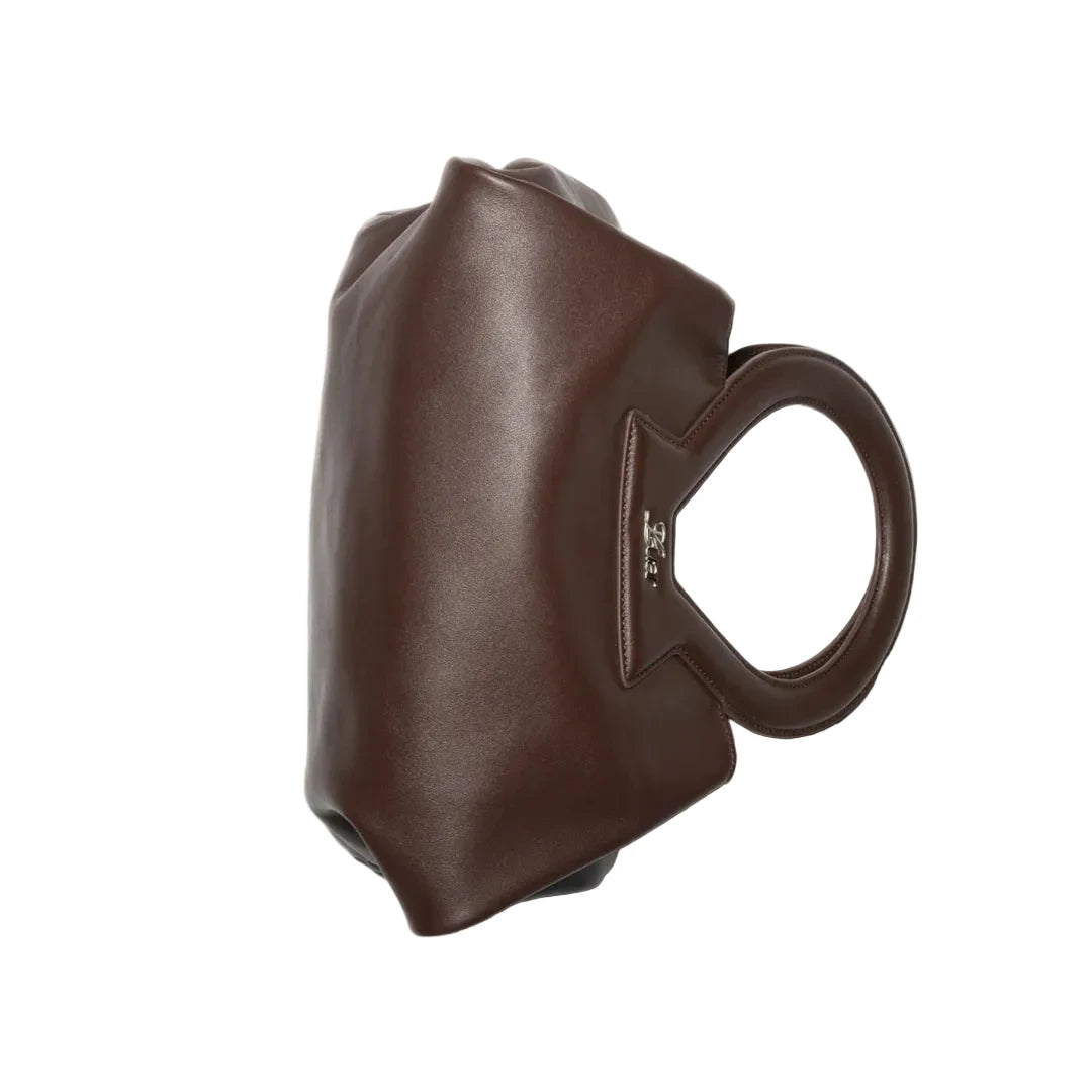 Brooke Tote in Smooth Brown Leather