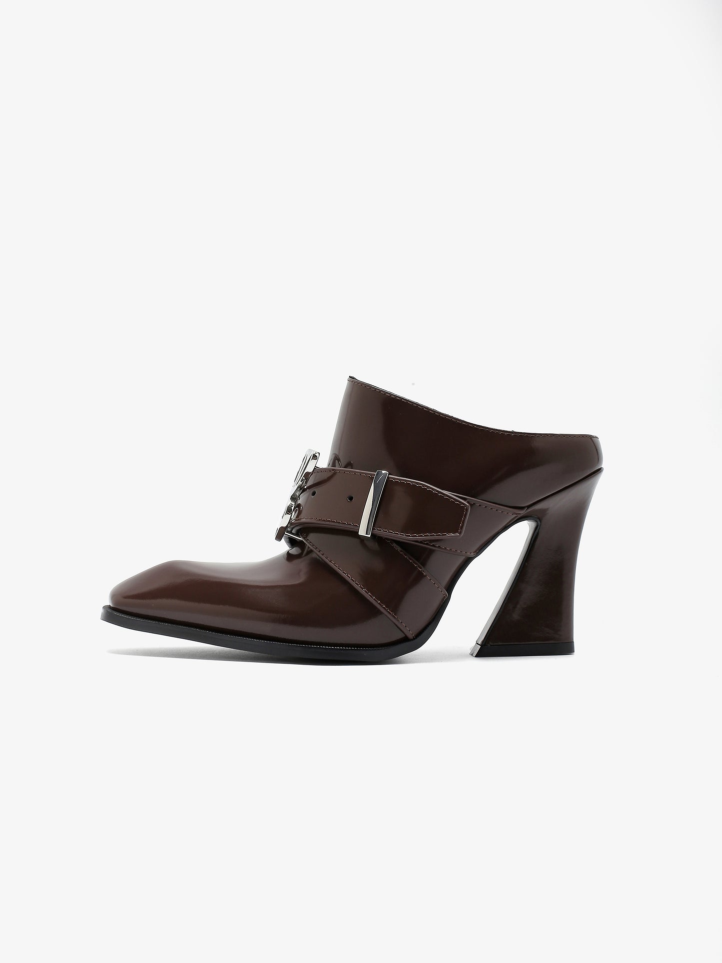 Jehan Mule in Smooth Brown Leather