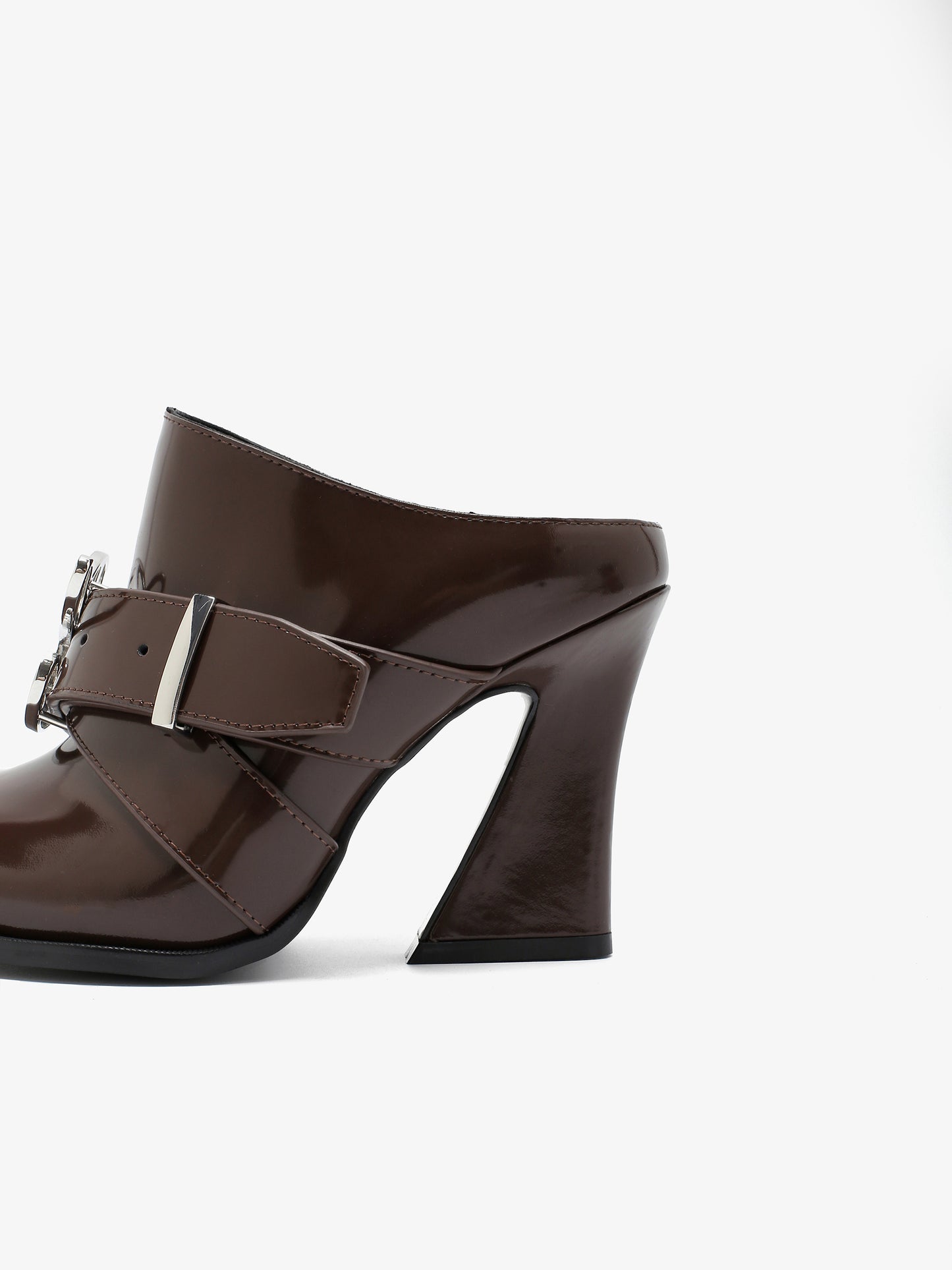 Jehan Mule in Smooth Brown Leather