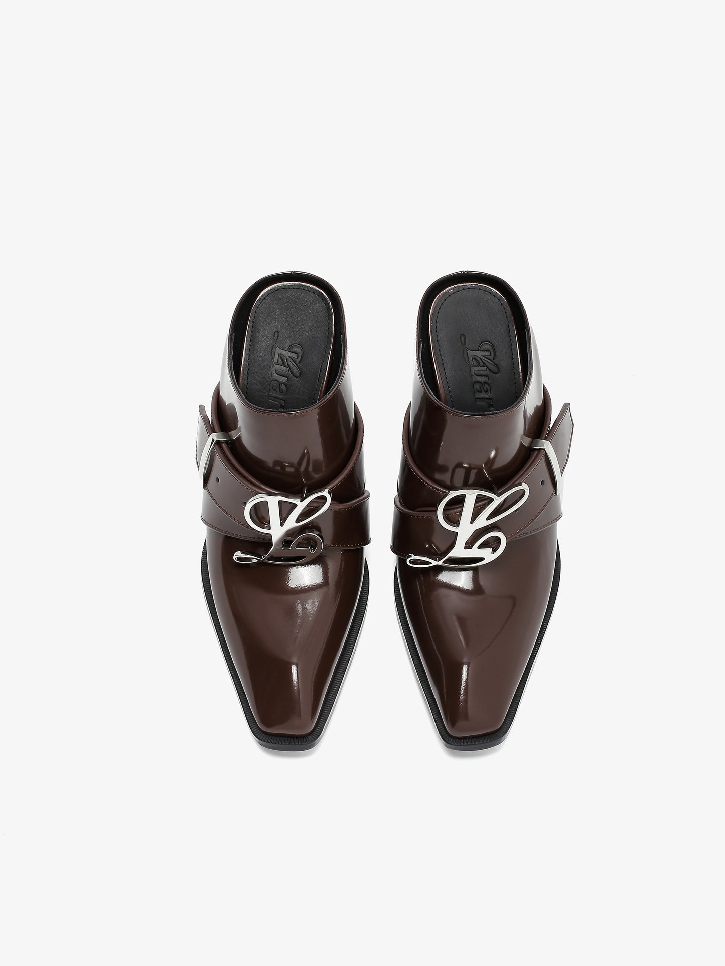 Jehan Mule in Smooth Brown Leather