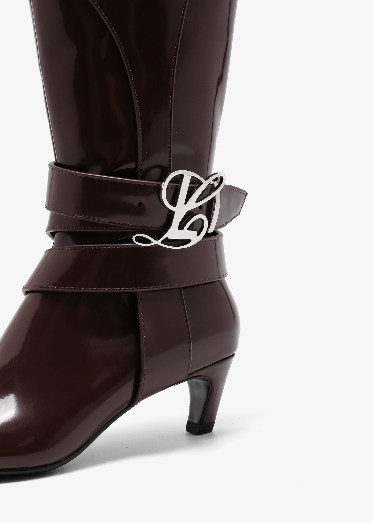 Keyla Boot in Smooth Brown Leather
