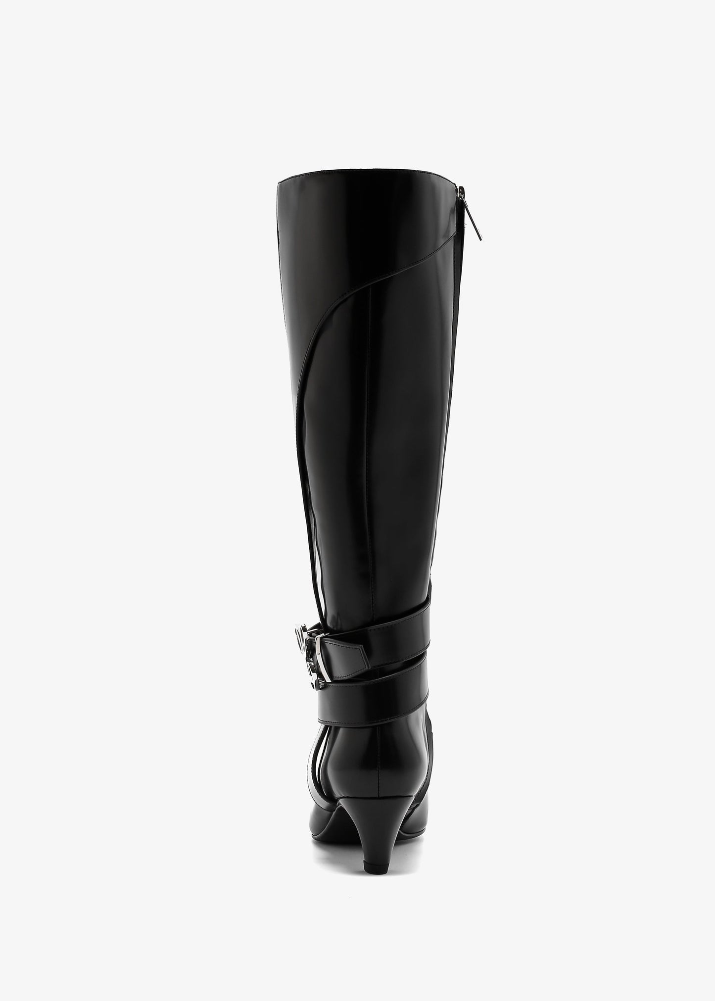 Keyla Boot in Smooth Black Leather