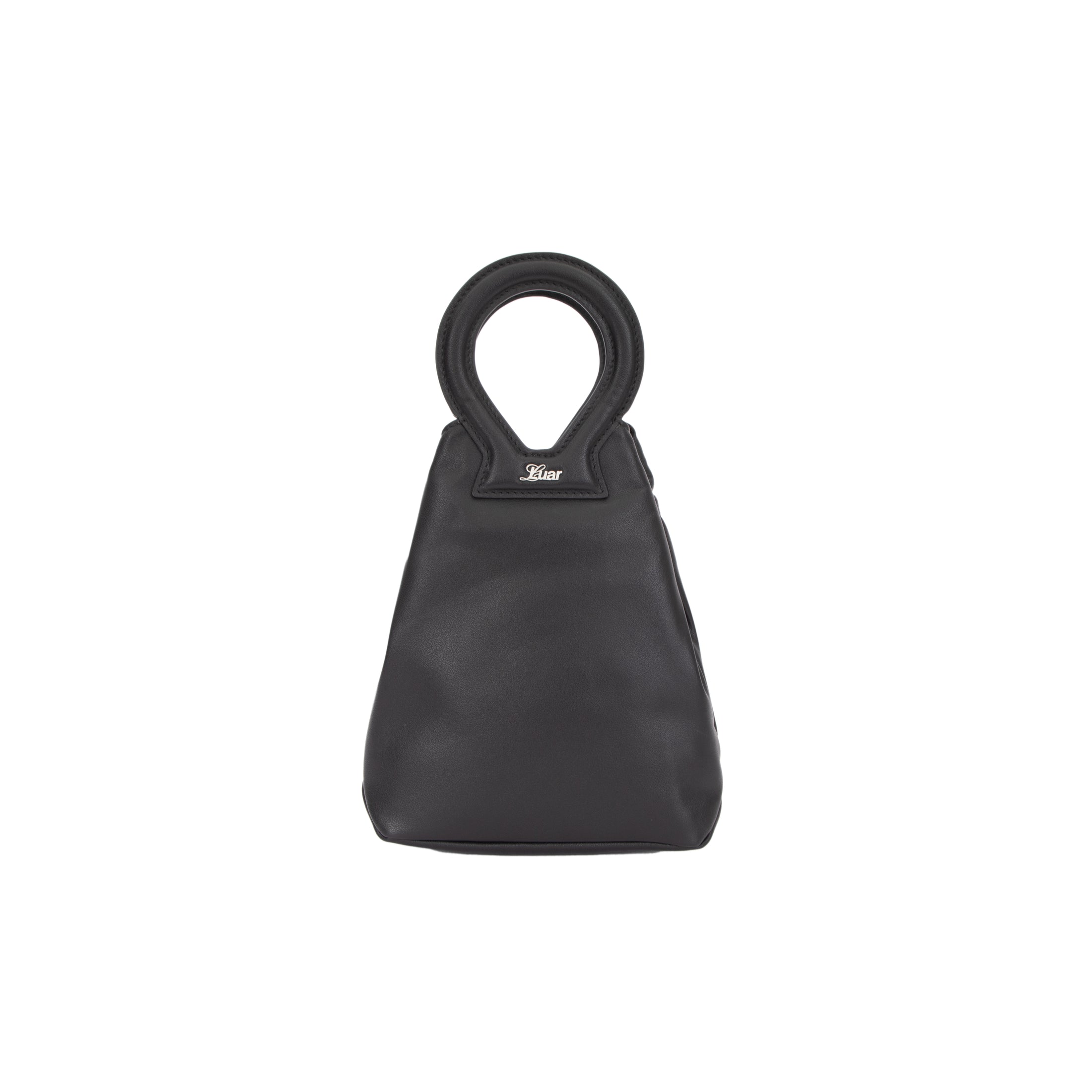 Mini Brooke in Black Leather