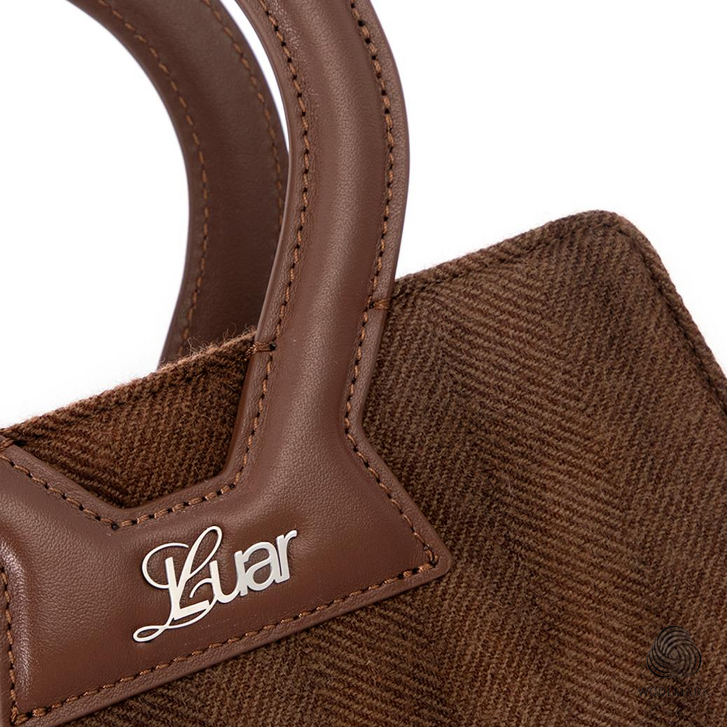 Small Ana in Feather Brown Wool