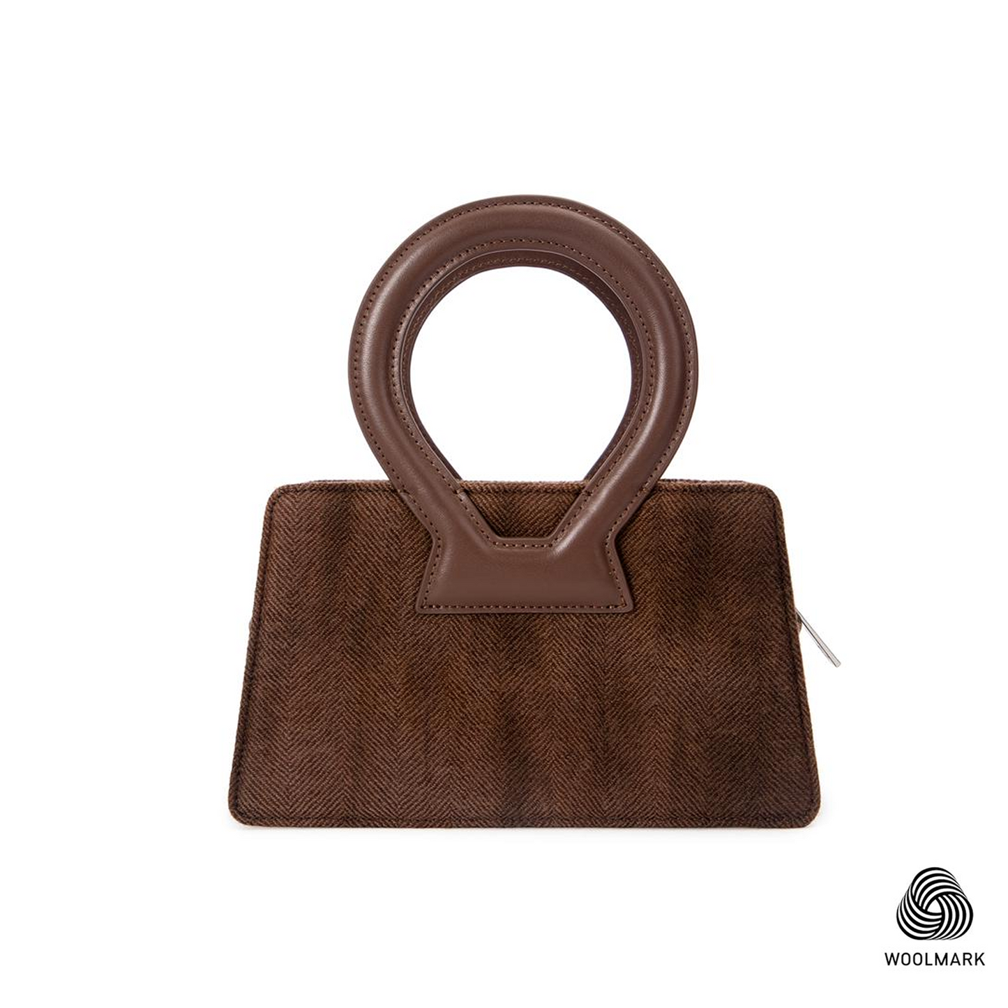 Small Ana in Feather Brown Wool