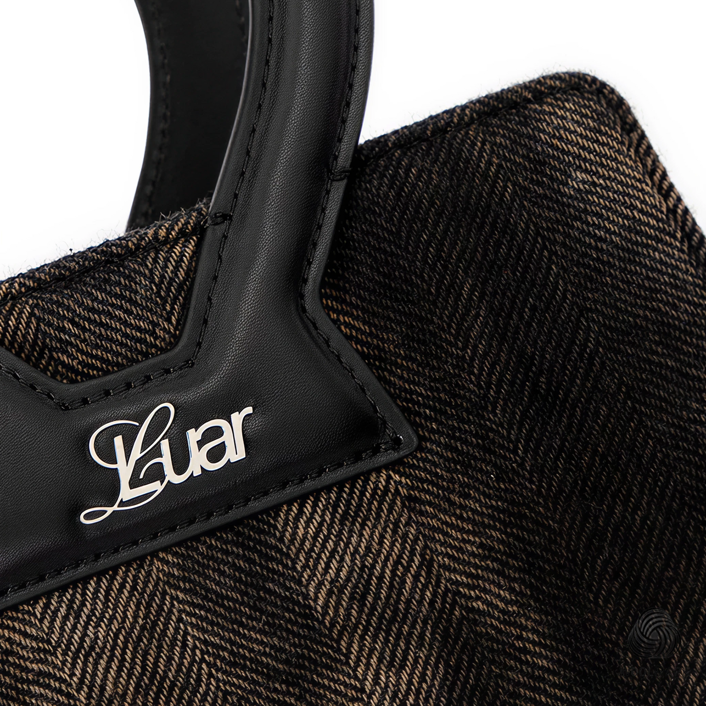 Small Ana in Feather Black Wool