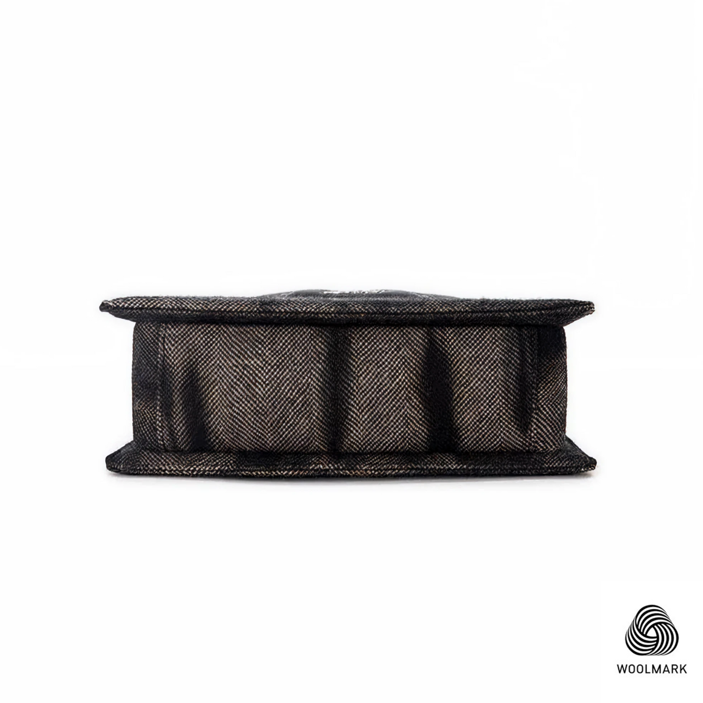 Small Ana in Feather Black Wool