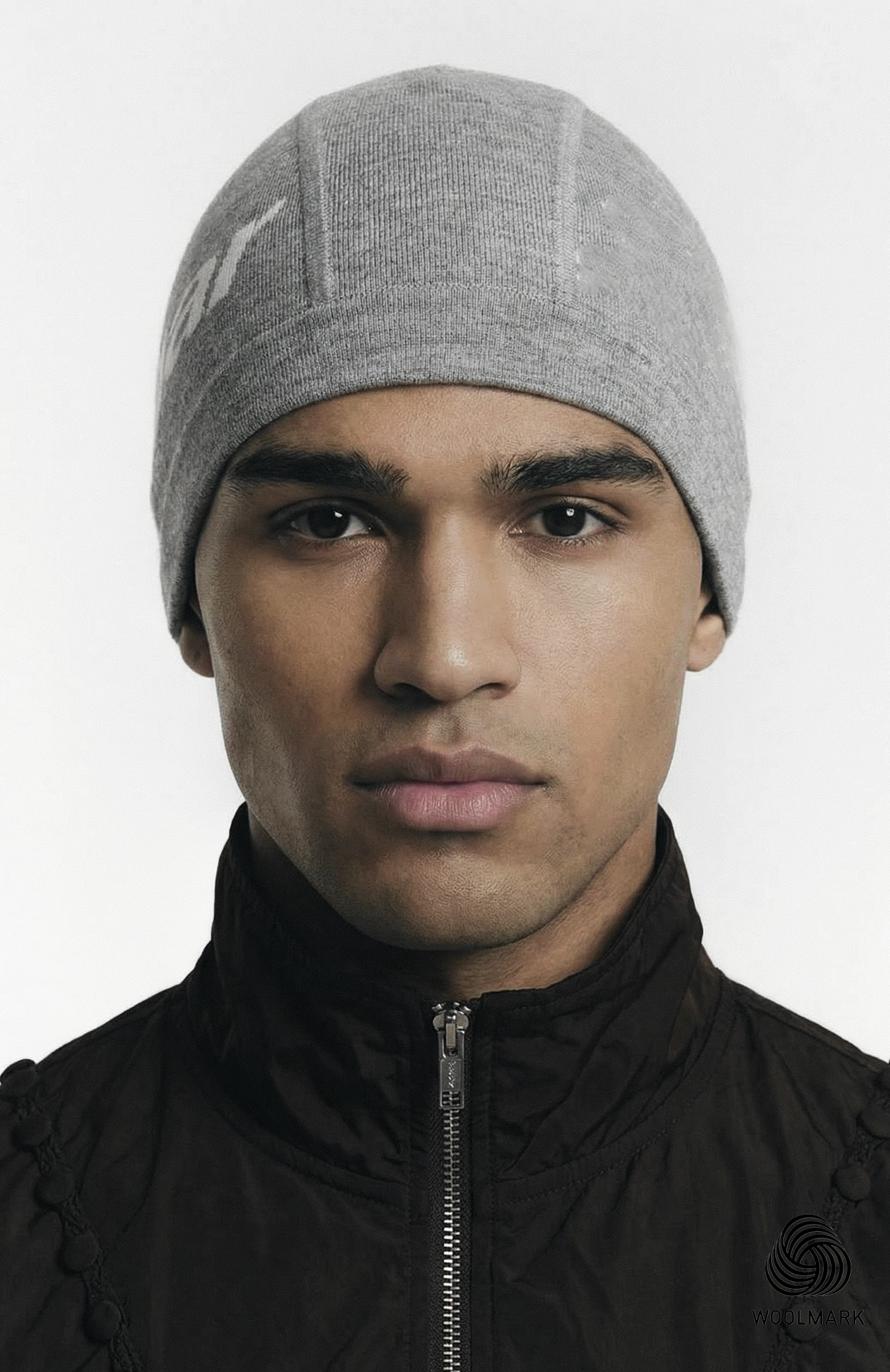 Logo Skull Cap in Merino Wool