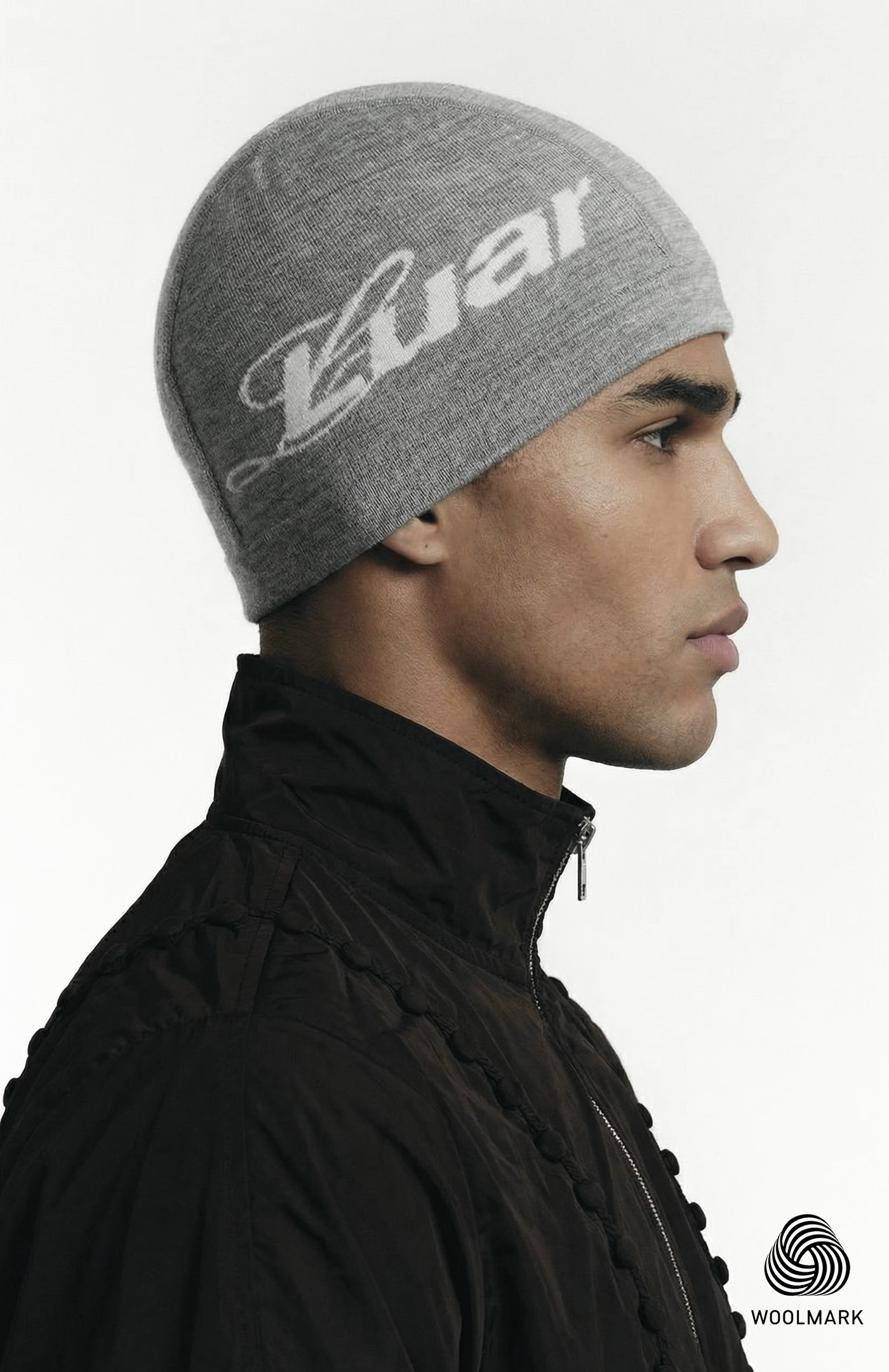 Logo Skull Cap in Merino Wool