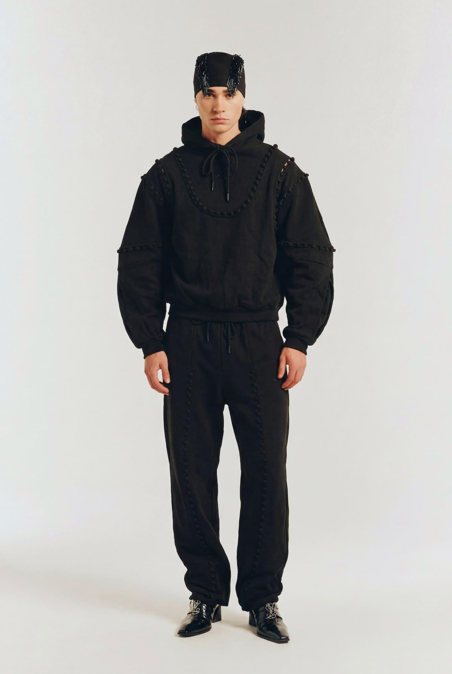 Unbutton Window Pant in Black