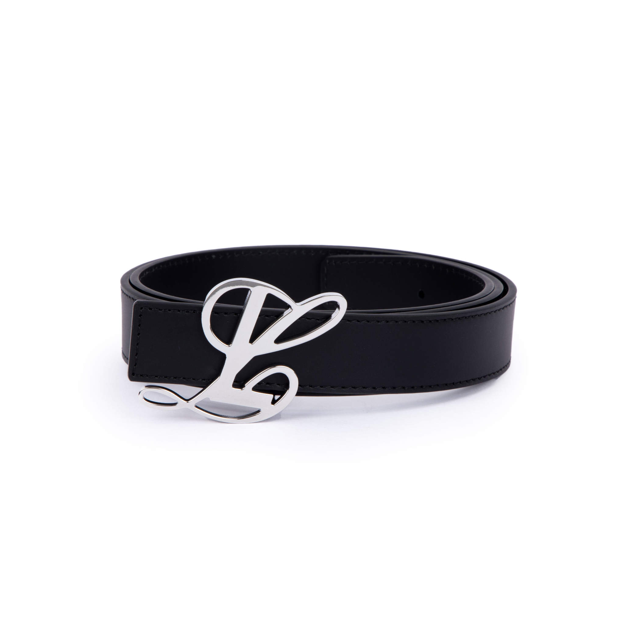Baby Belt - Smooth Black Leather