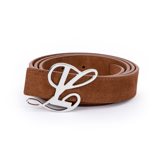 Baby Belt - Cognac Suede
