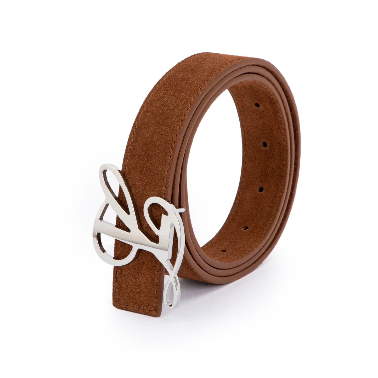 Baby Belt - Cognac Suede