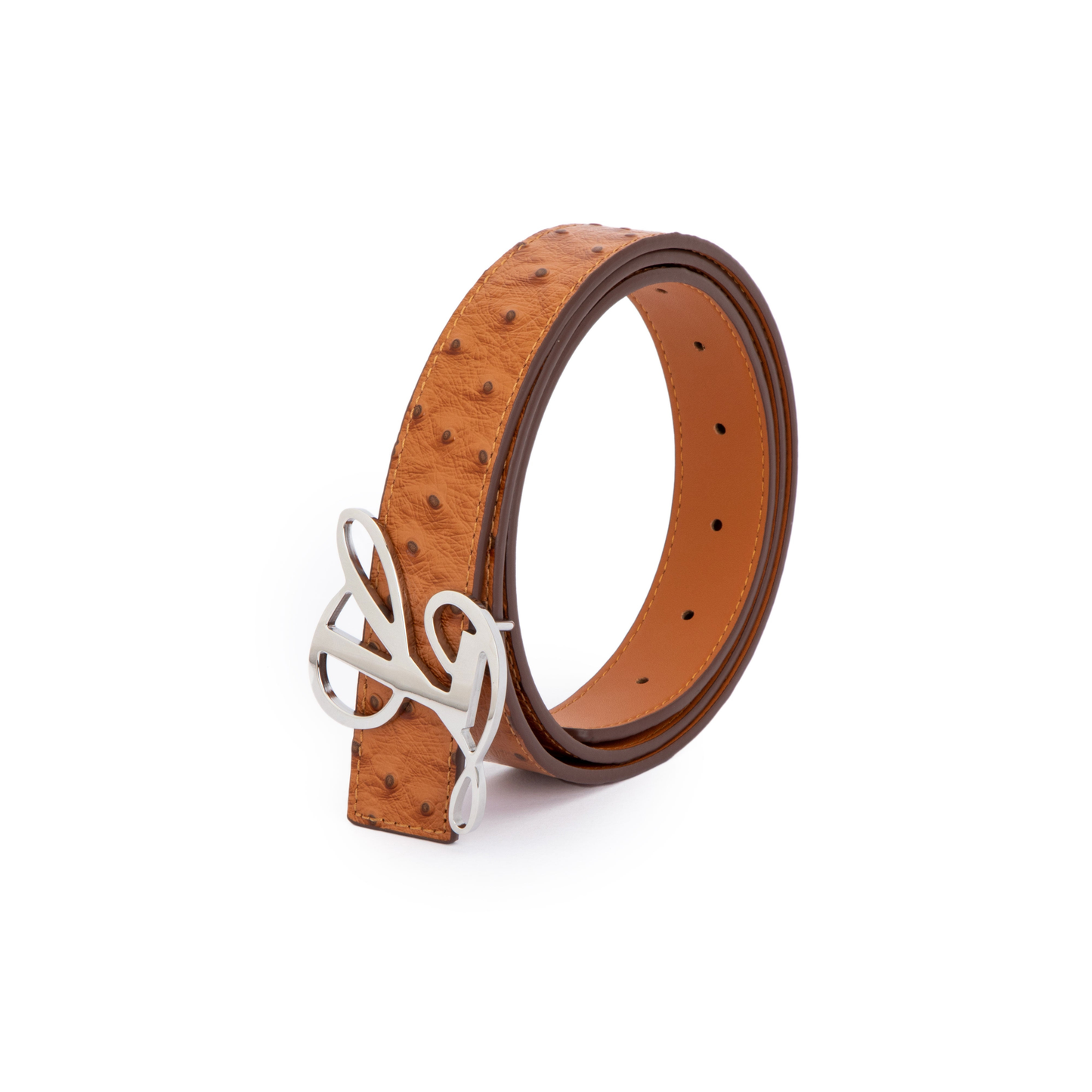 Baby Belt - Tan Ostrich