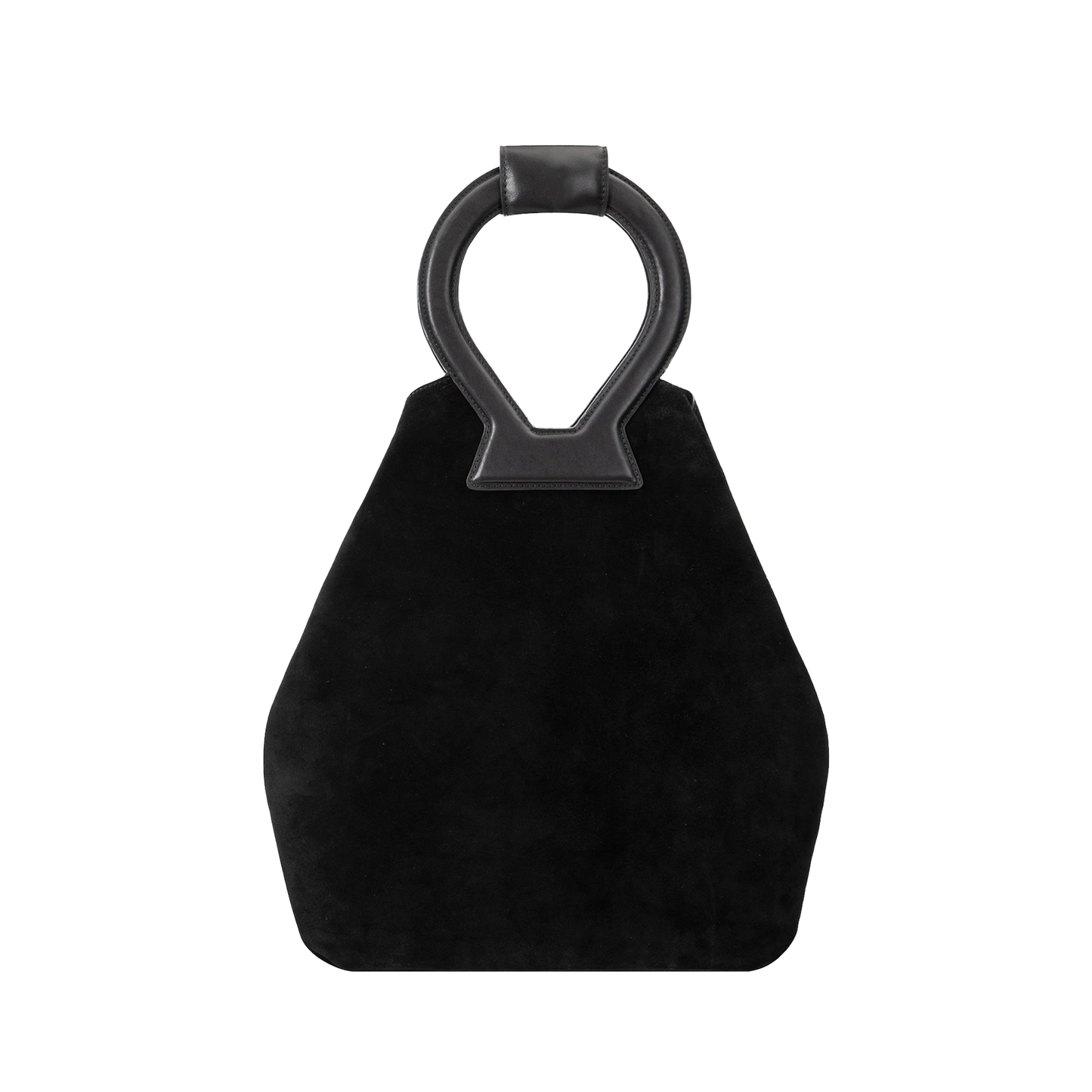 Brooke Tote in Black Suede