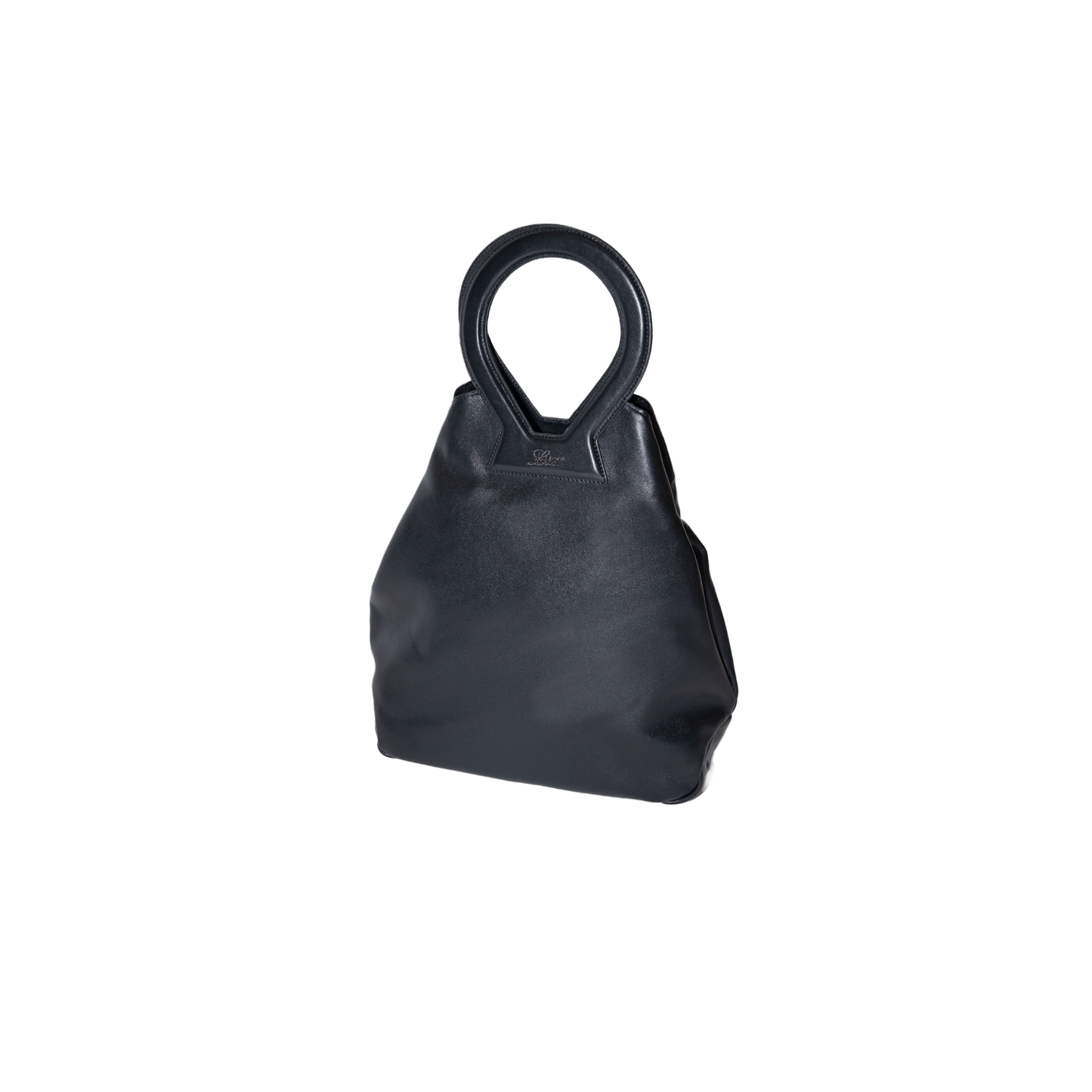 Brooke Tote in Smooth Black Leather