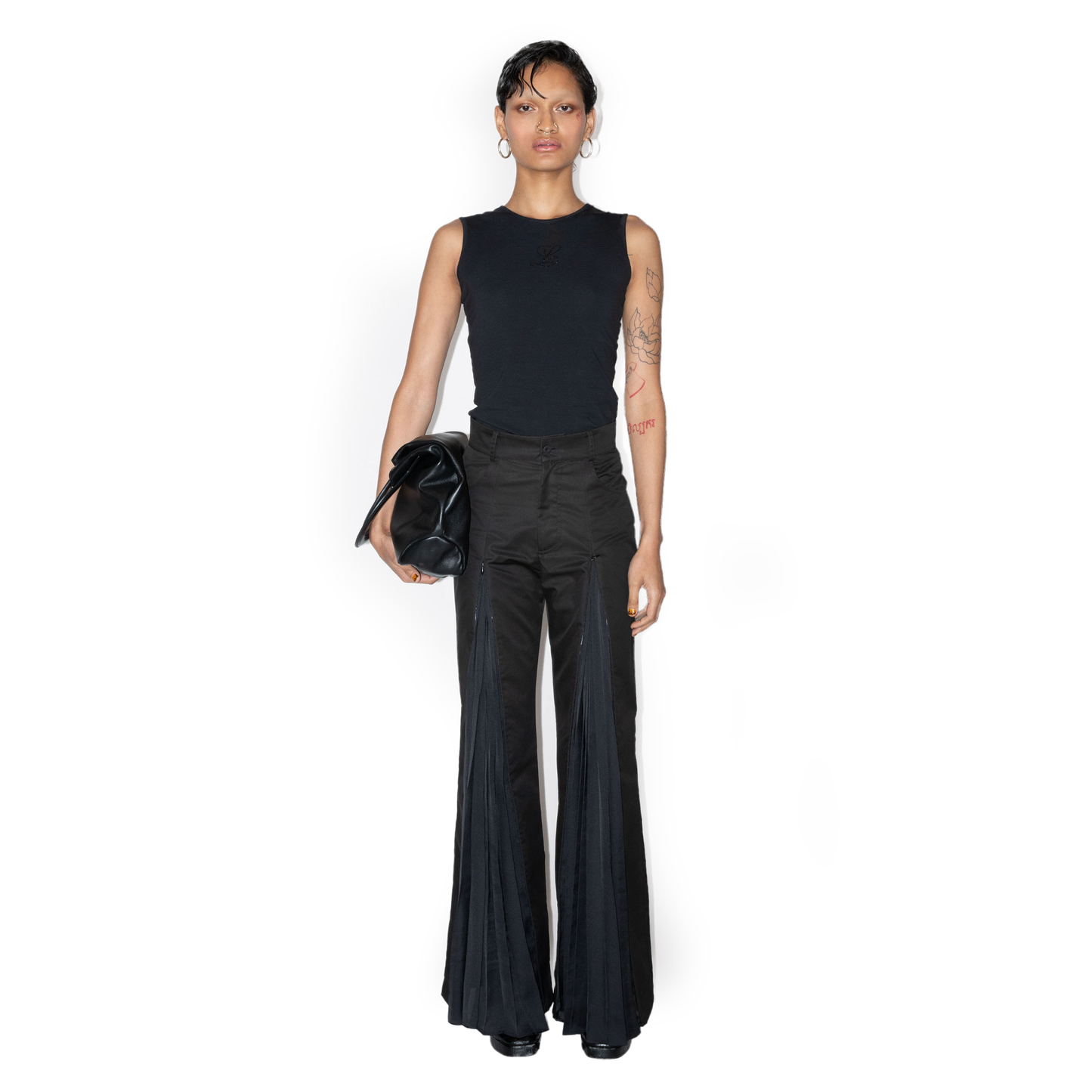 Brooke Tote in Smooth Black Leather