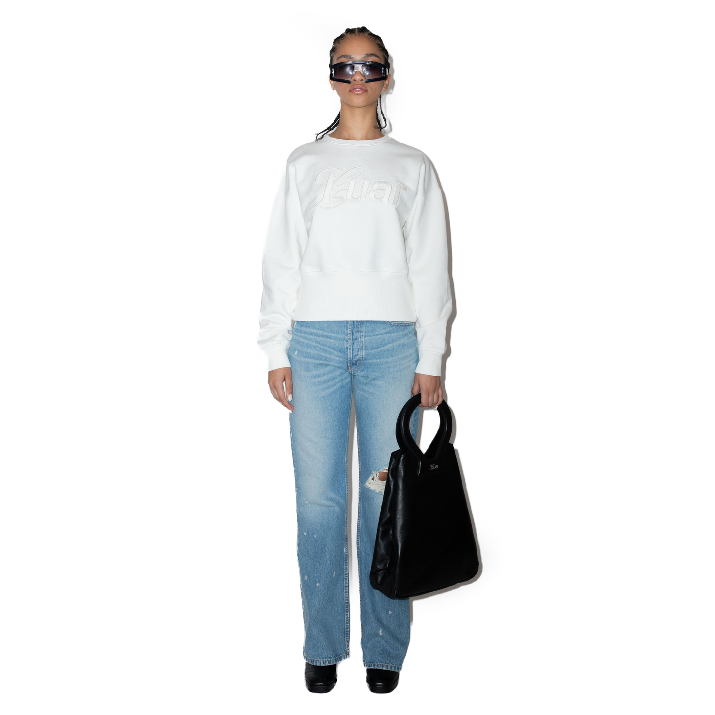 Brooke Tote in Smooth Black Leather