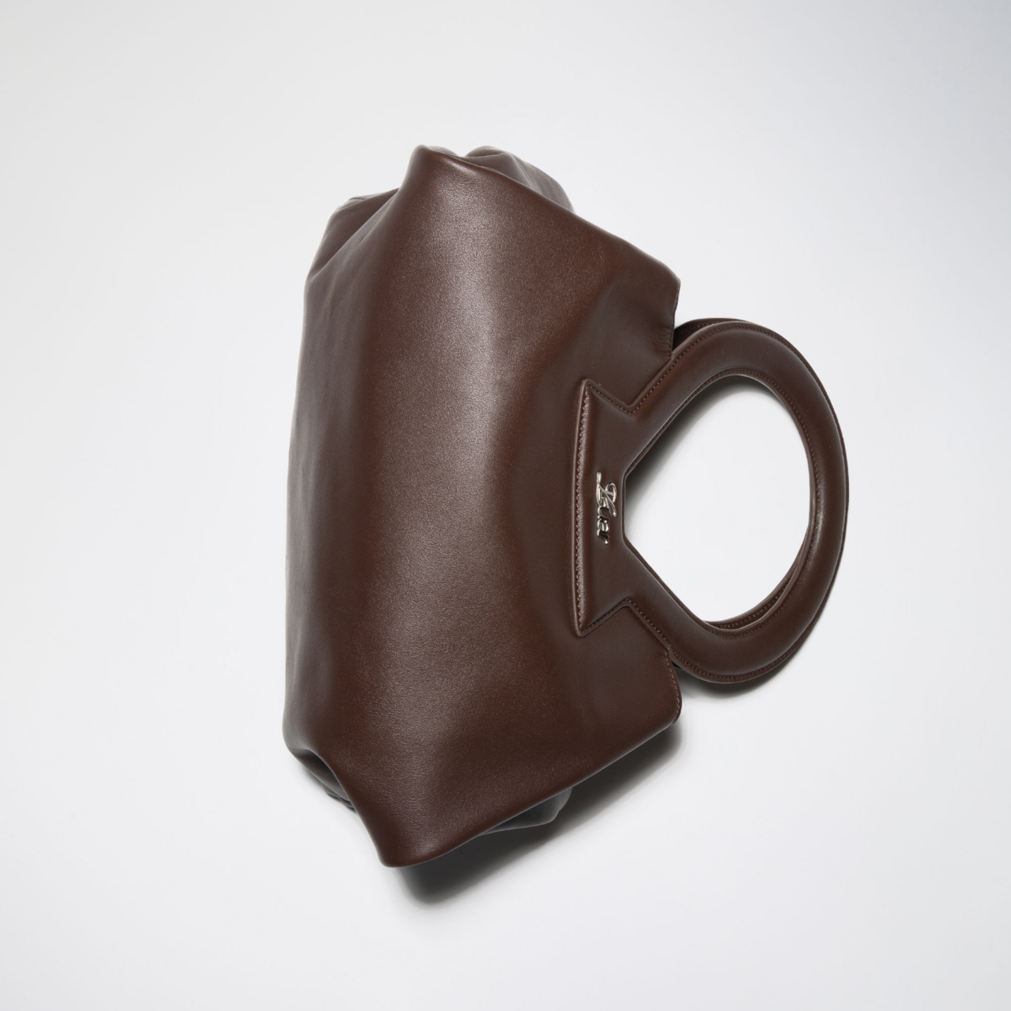 Brooke Tote in Smooth Brown Leather