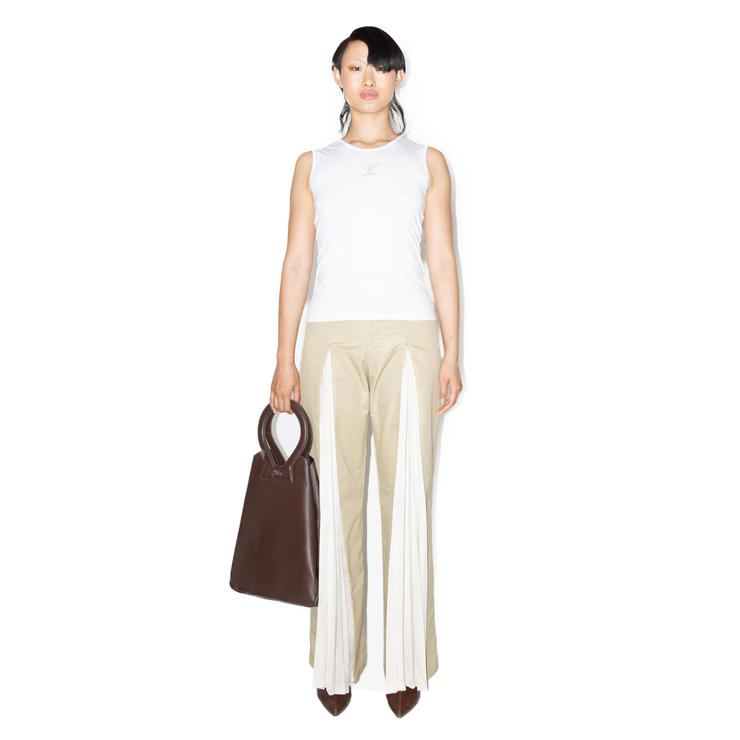 Brooke Tote in Smooth Brown Leather