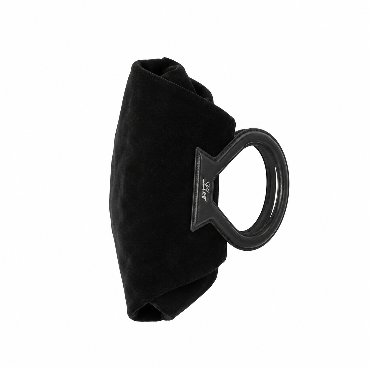 Brooke Tote in Black Suede