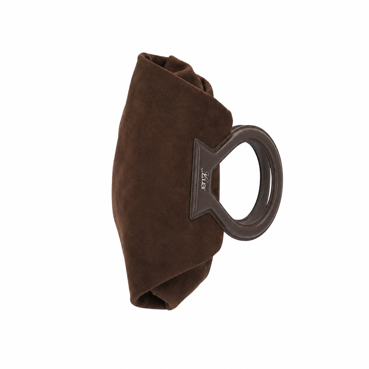 Brooke Tote in Brown Suede
