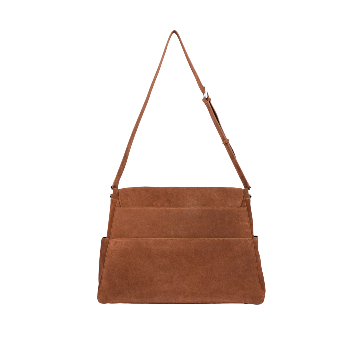 Cam Messenger in Cognac Suede