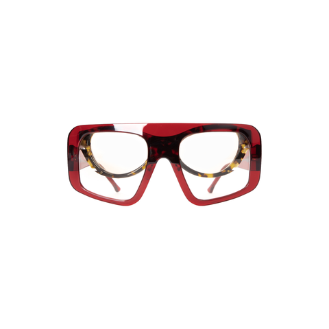 DOUBLE EYEWEAR - BURGUNDY/TORTOISE
