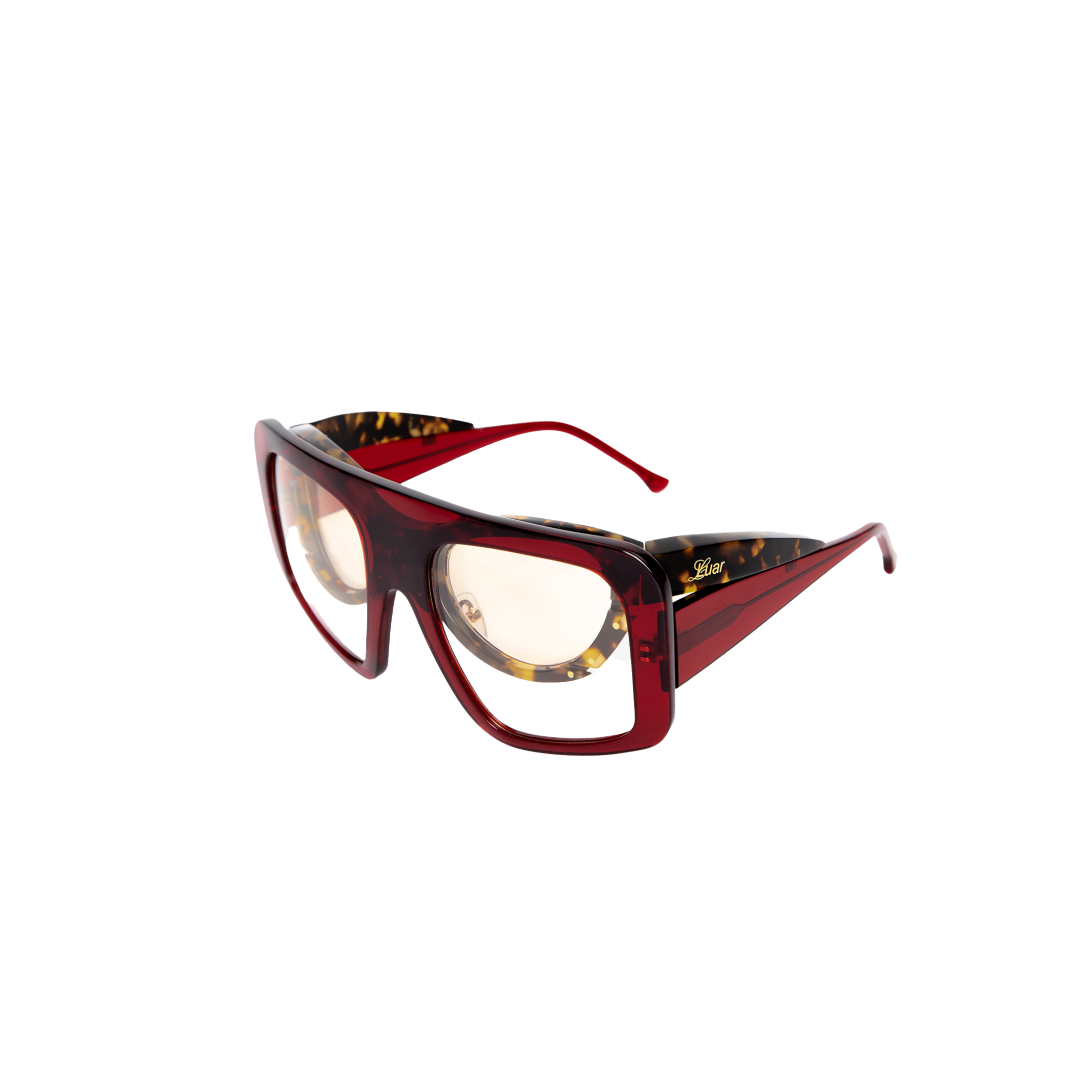 DOUBLE EYEWEAR - BURGUNDY/TORTOISE Hover