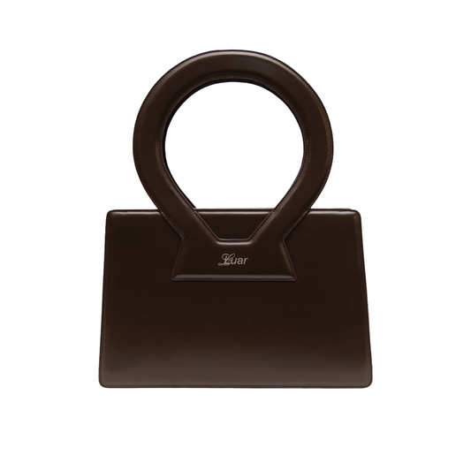 Large Ana in Smooth Brown Leather