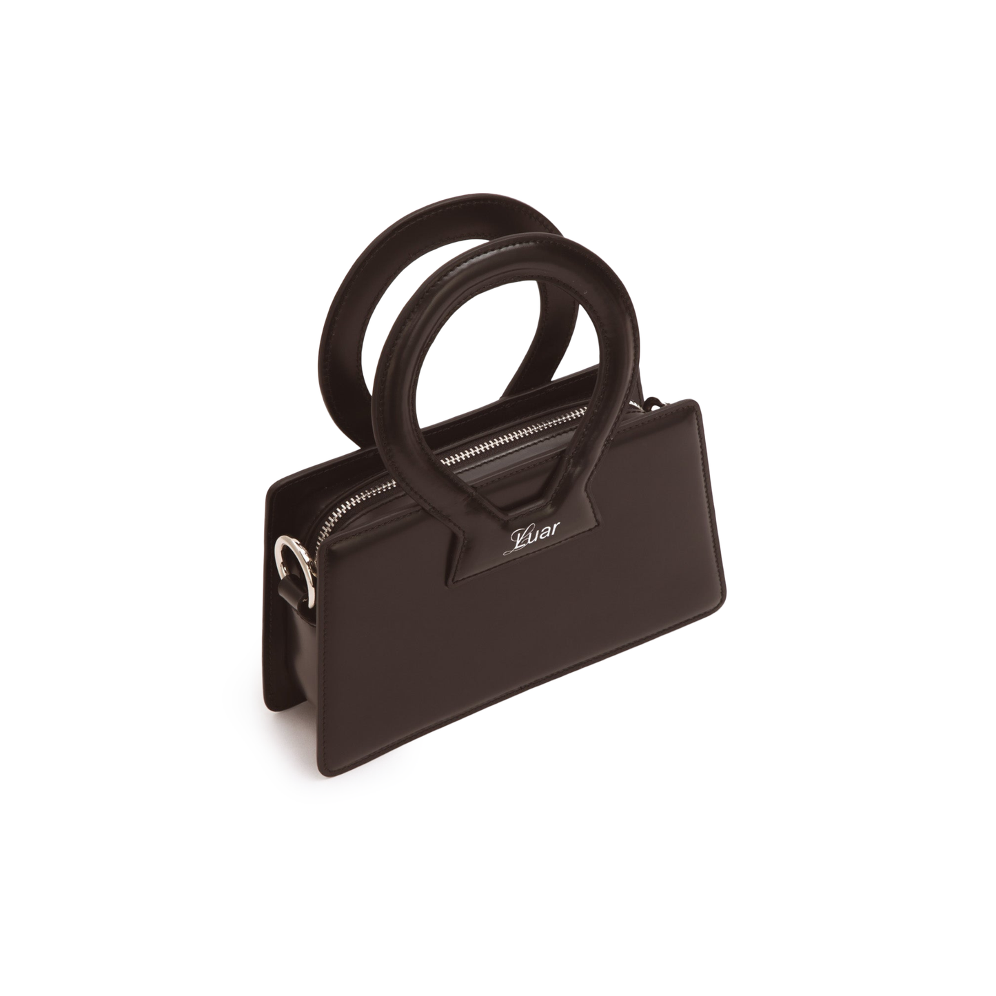 Small Ana in Smooth Brown Leather