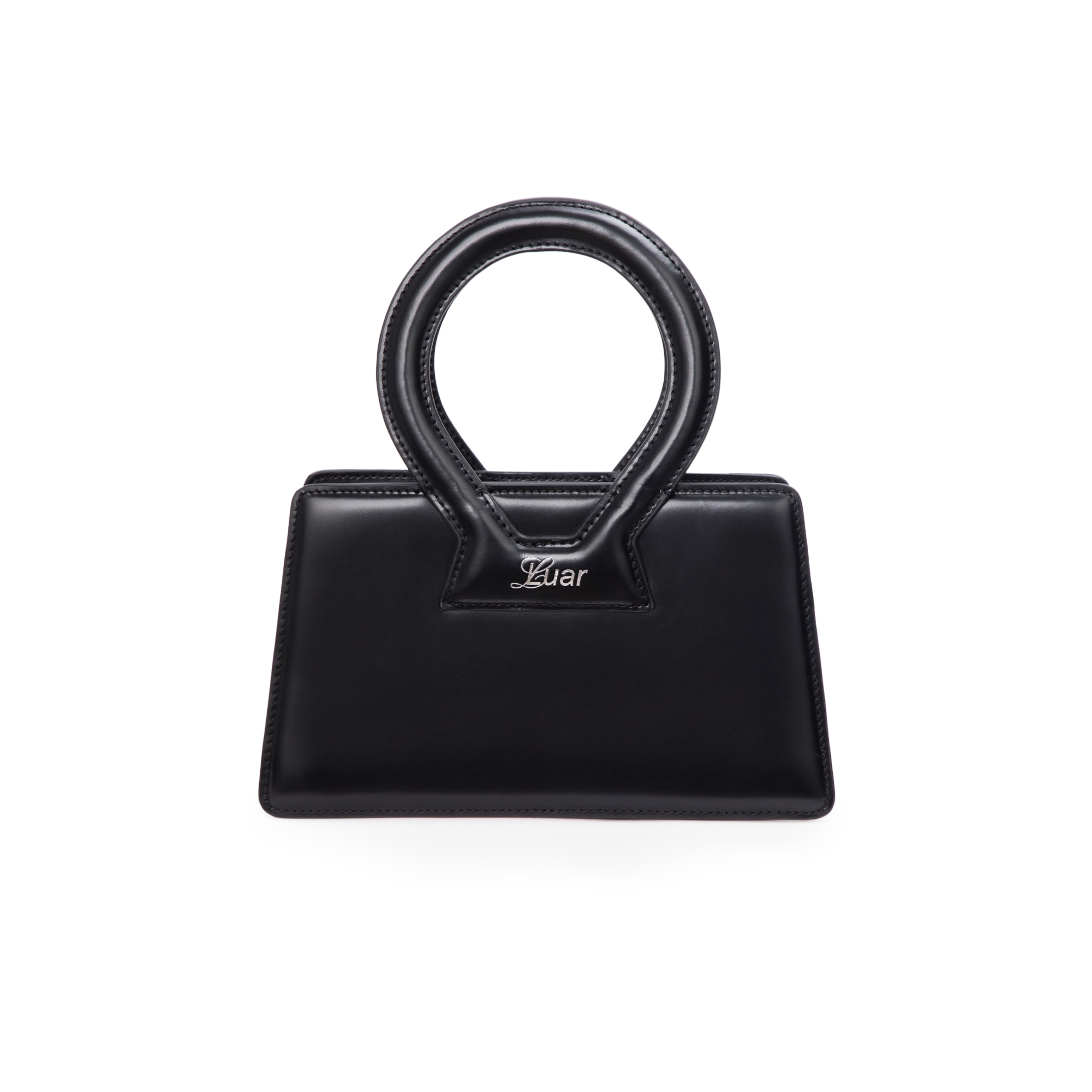 Small Ana in Smooth Black Leather