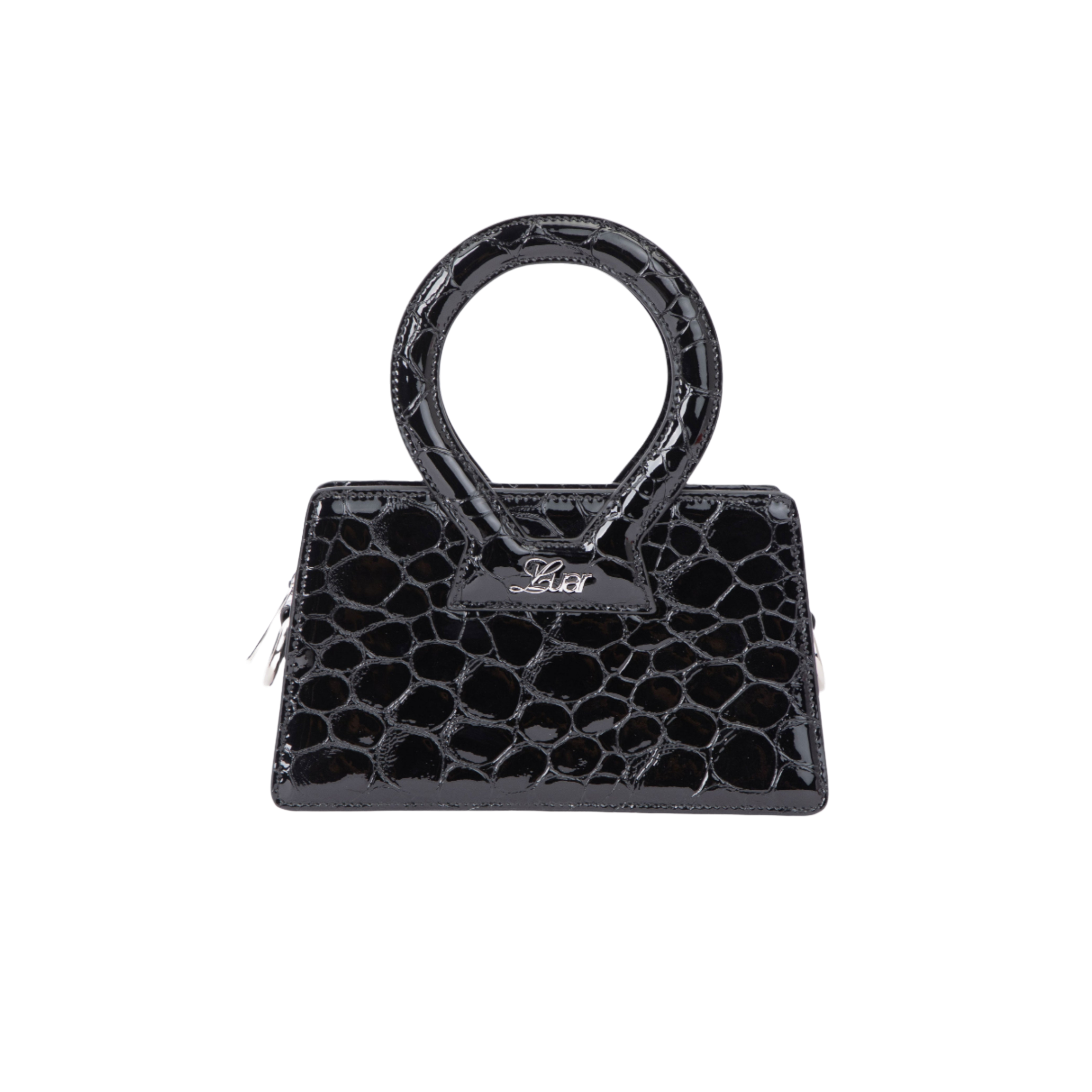 Small Ana in Black Pebble Leather