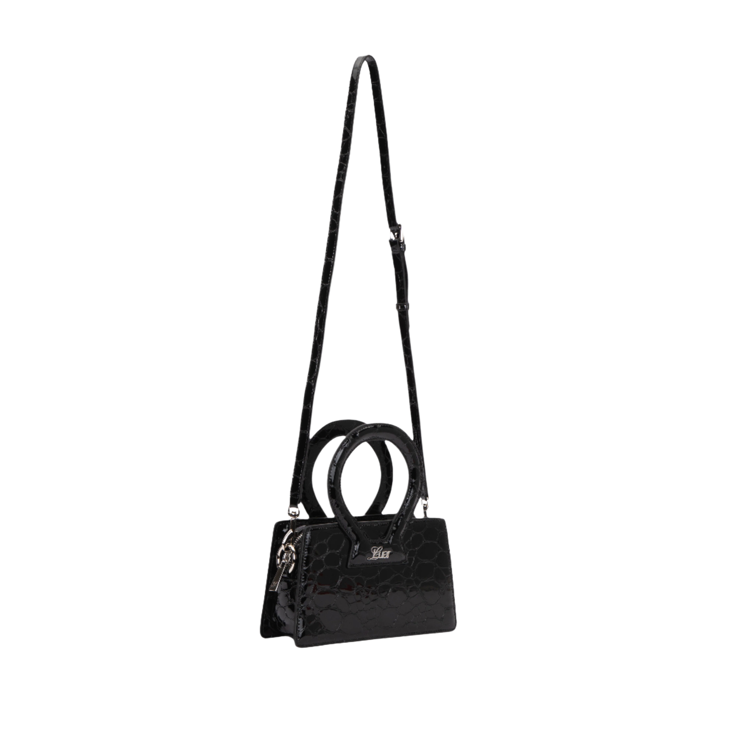 Small Ana in Black Pebble Leather