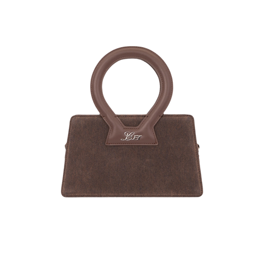 Small Ana in Brown Enzyme Denim